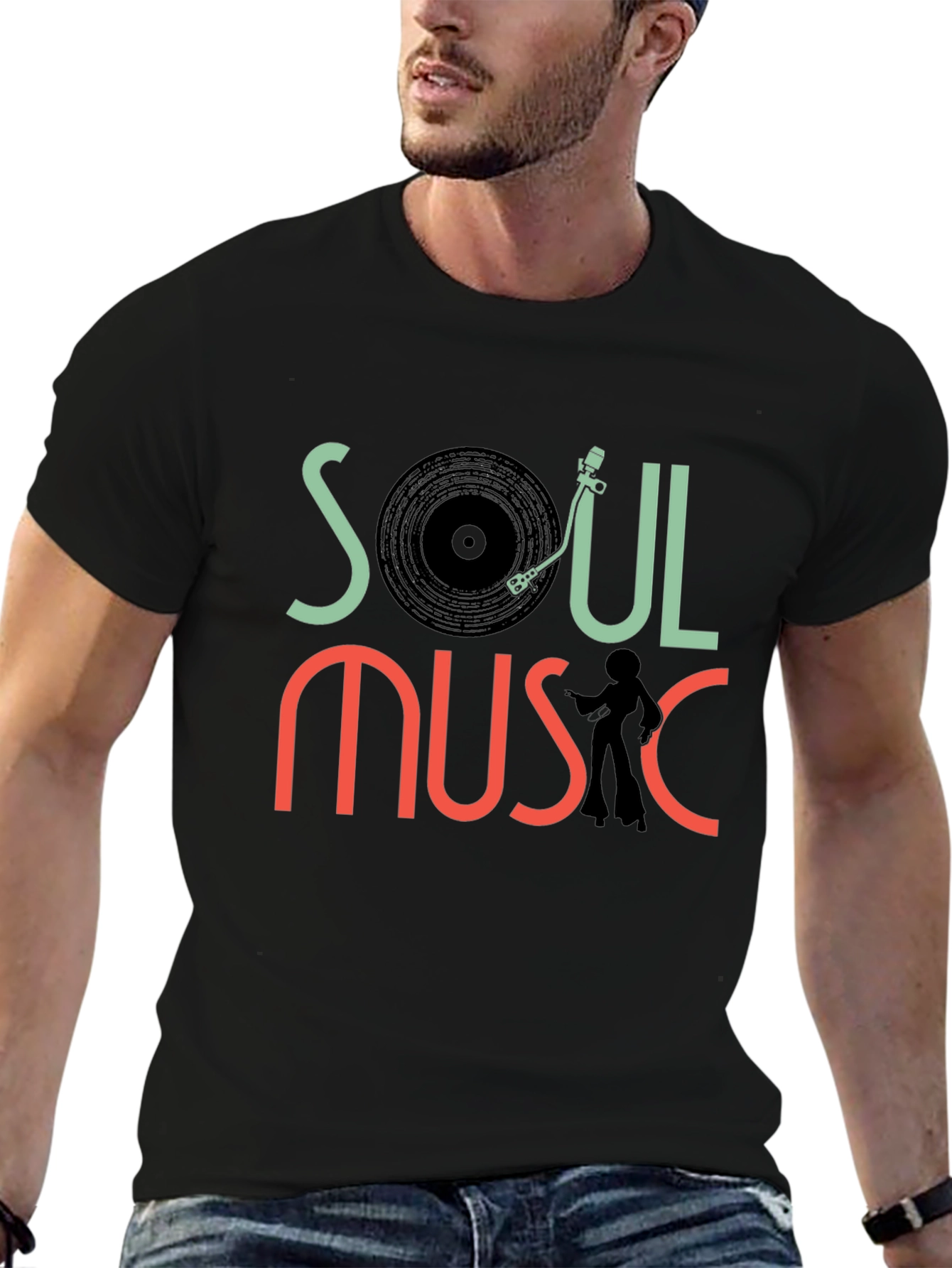 Soul Music Graphic T-Shirt - Retro Style