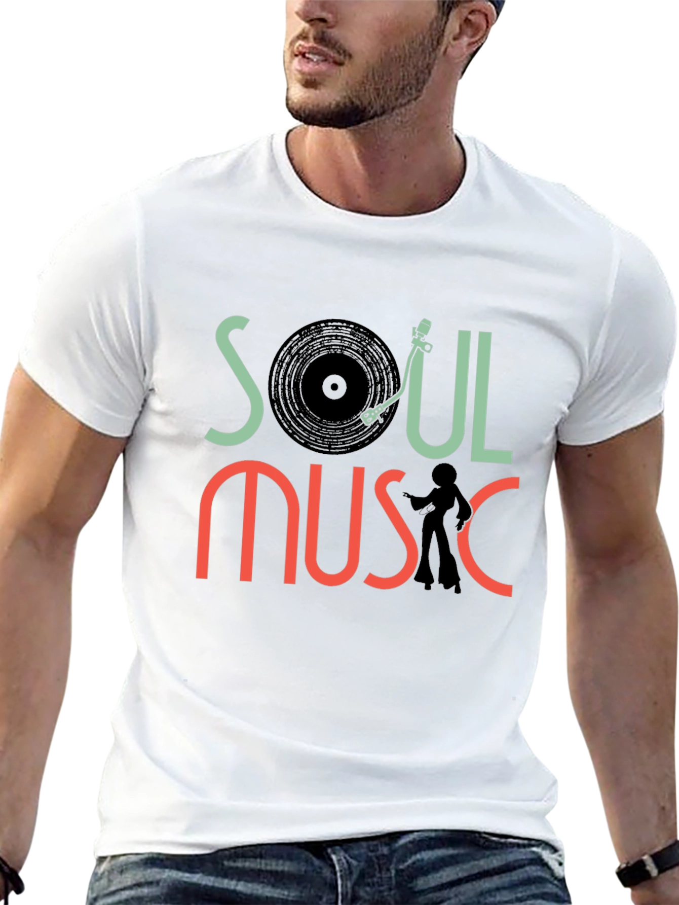 Soul Music Graphic T-Shirt - Retro Style