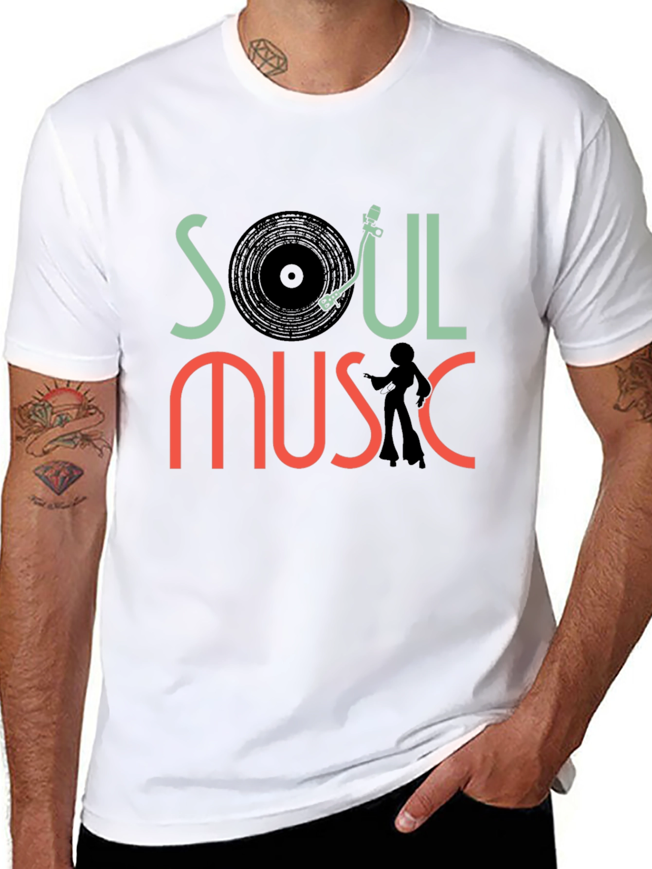 Soul Music Graphic T-Shirt - Retro Style