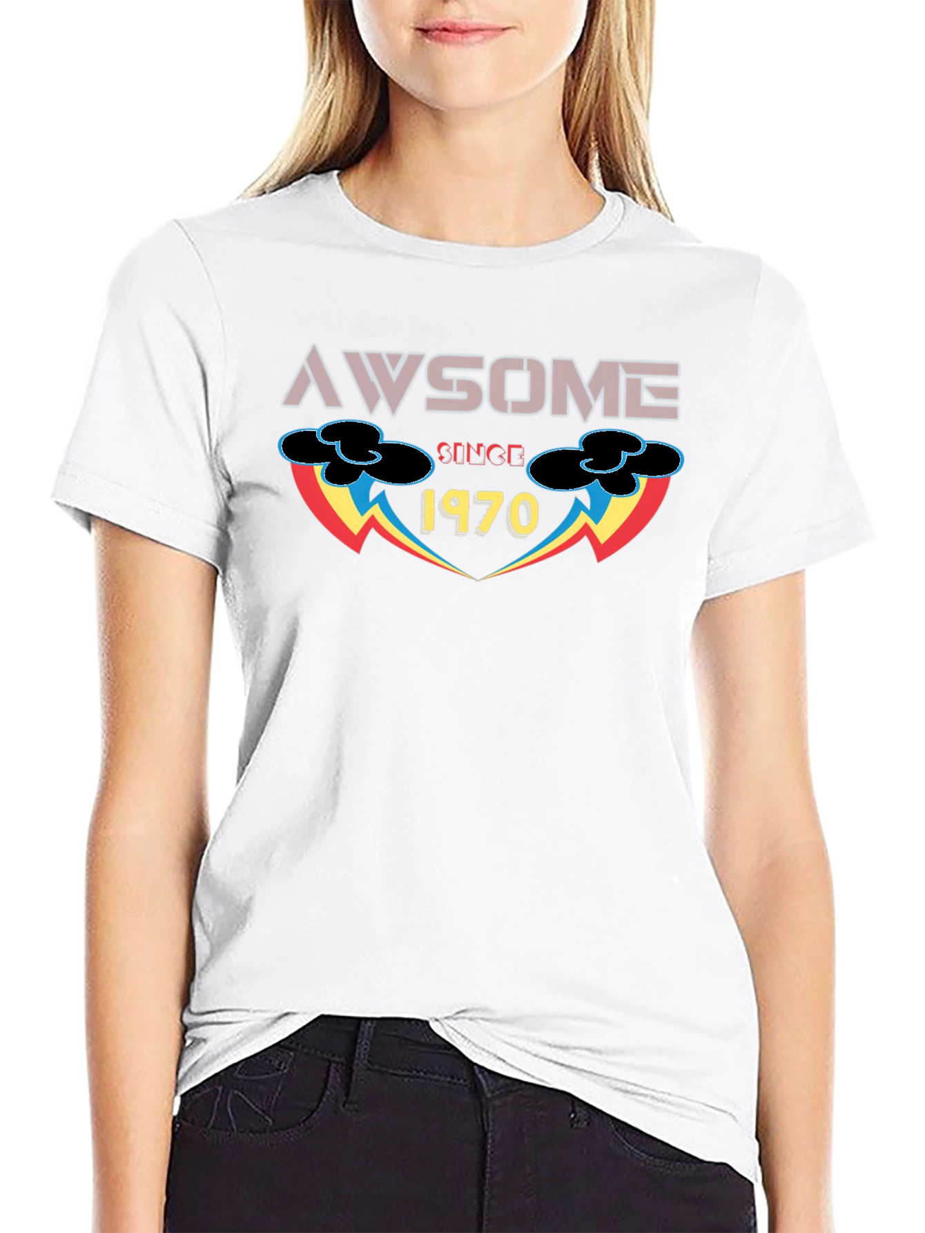 Awesome Since 1970 Graphic T-Shirt