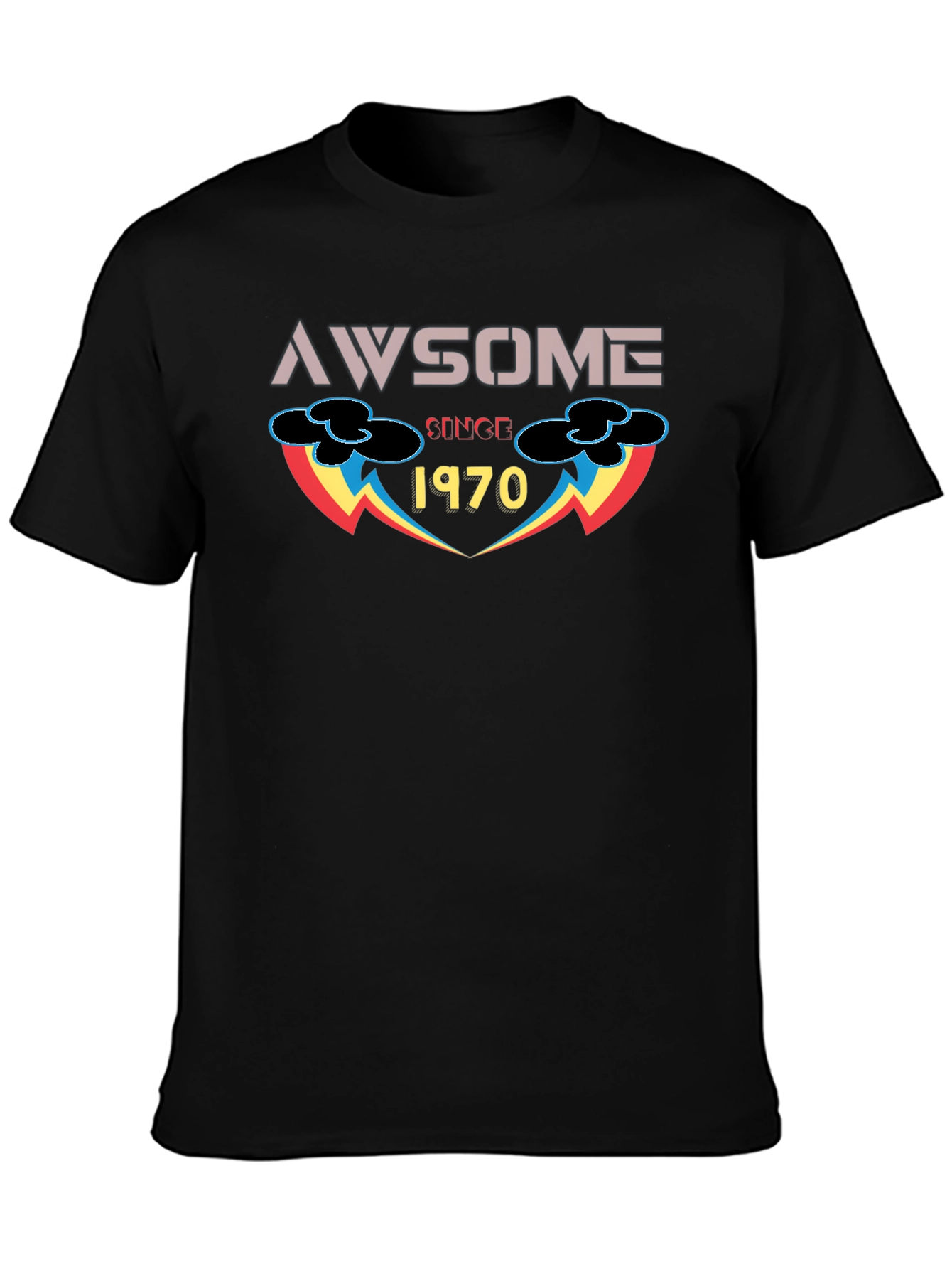 Awesome Since 1970 Graphic T-Shirt