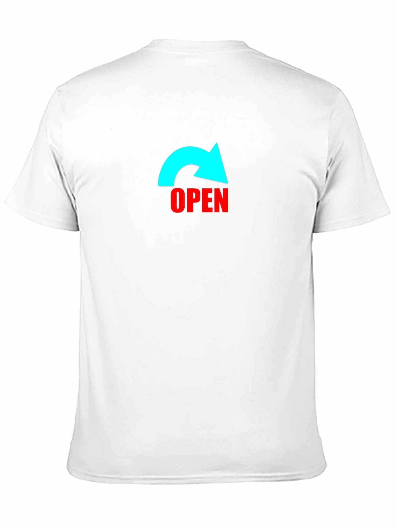 Open Arrow Graphic Black T-Shirt