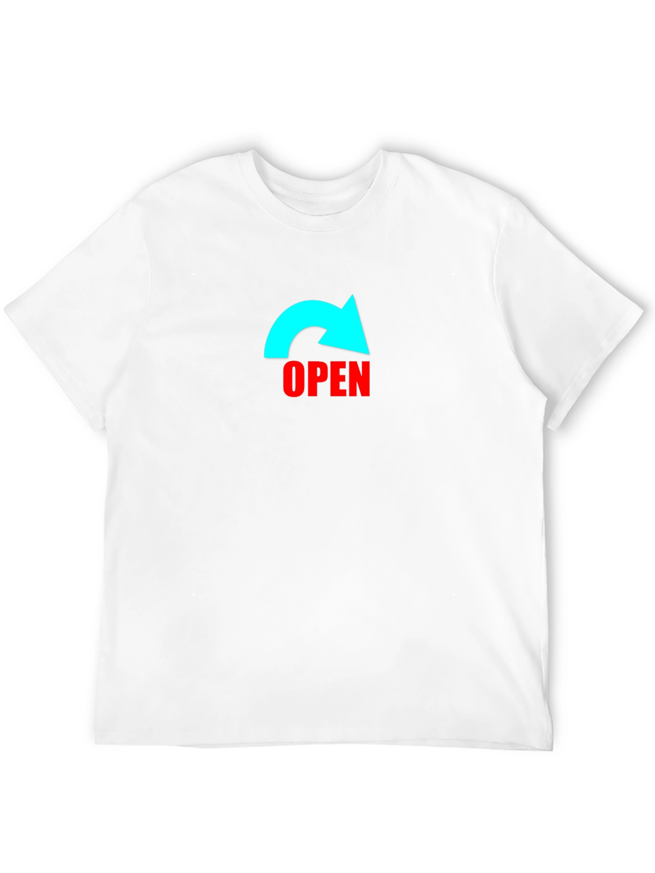 Open Arrow Graphic Black T-Shirt