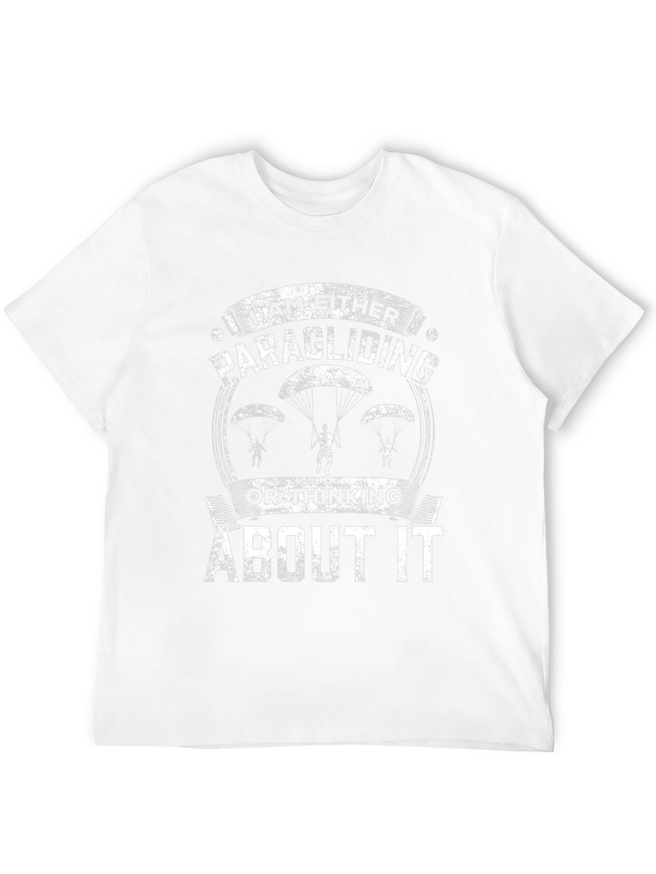 Paragliding Graphic T-Shirt - Black
