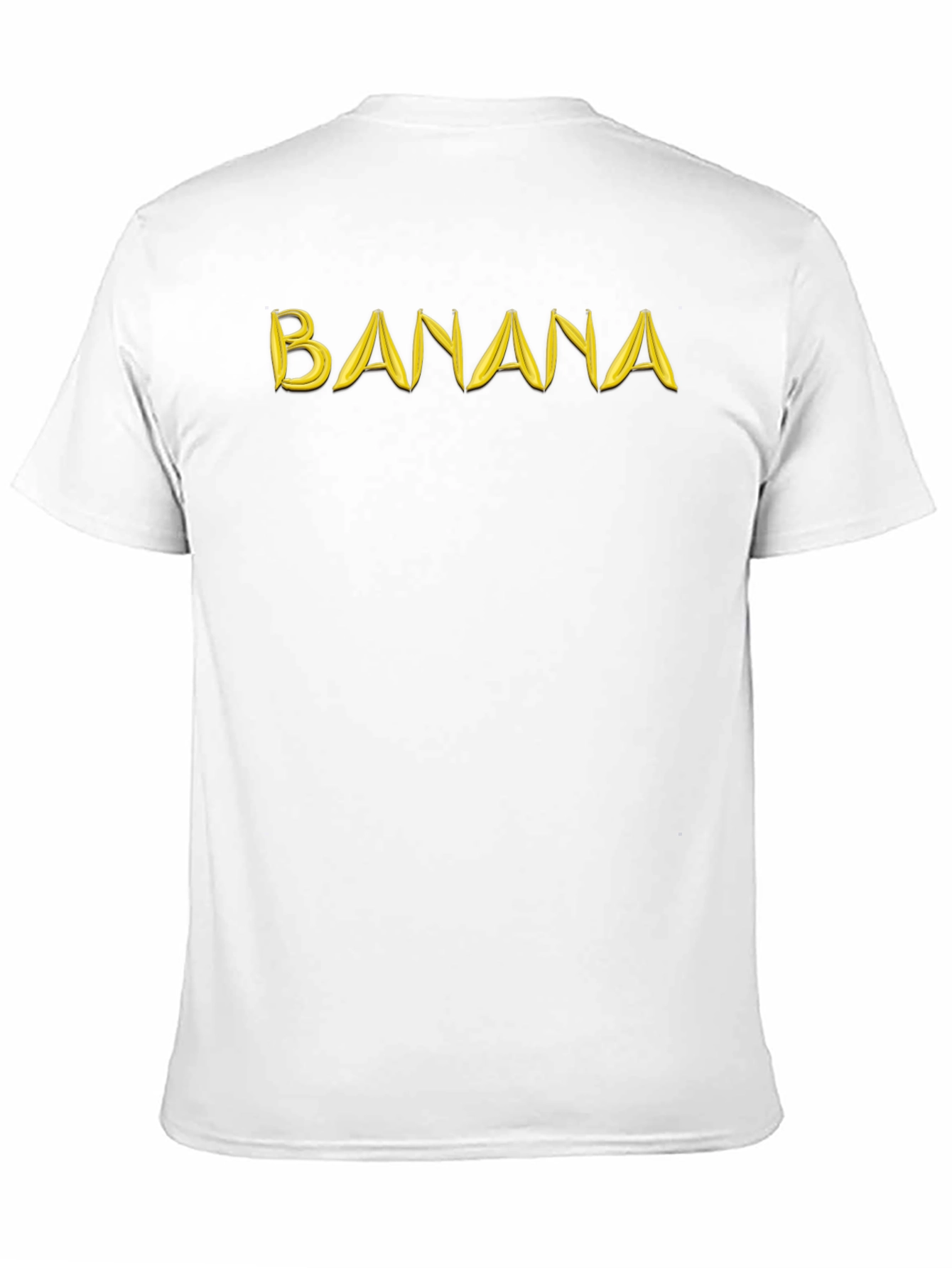 Banana Fruit Graphic T-Shirt - Black Cotton Tee