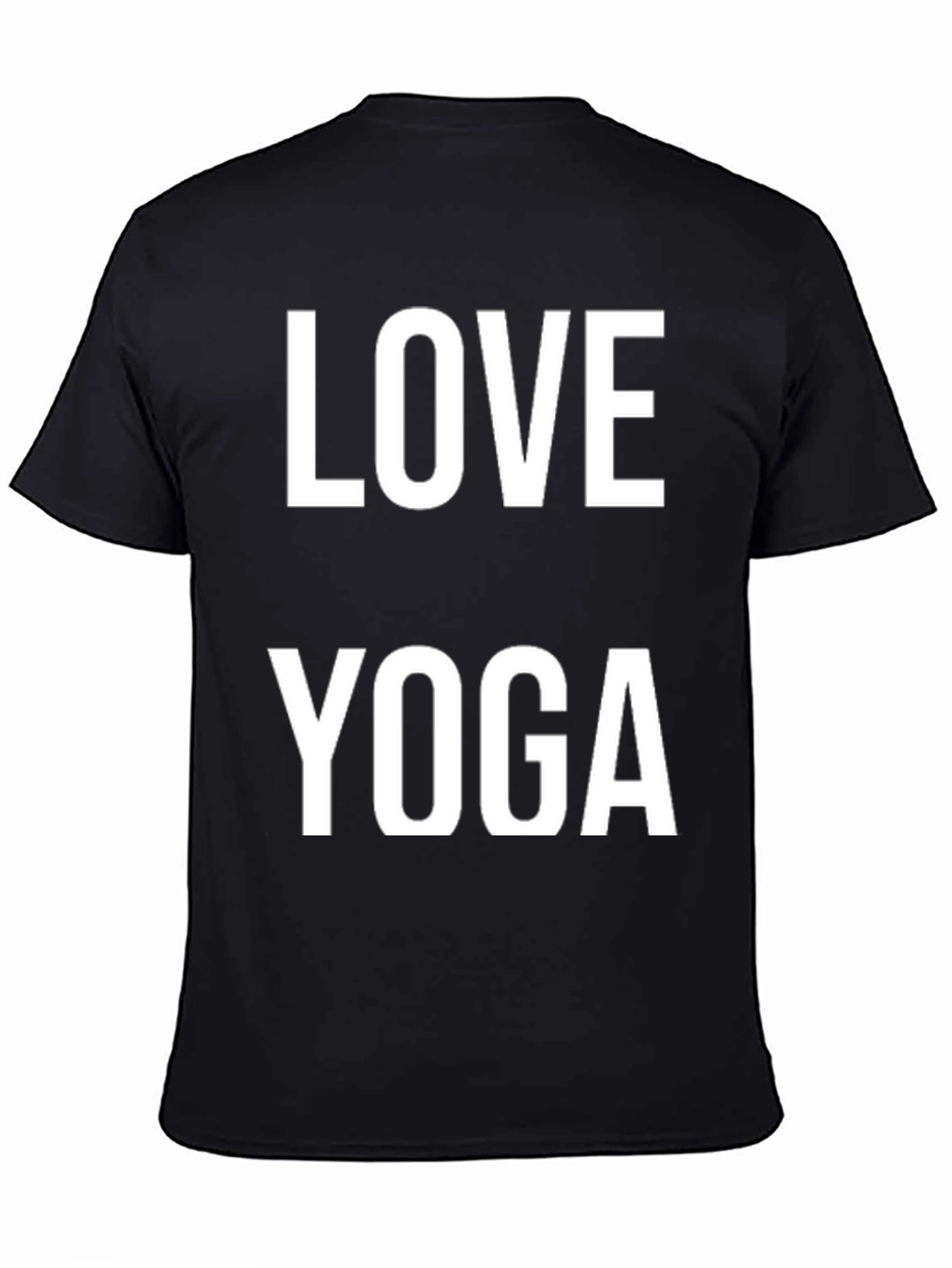 Love Yoga Black T-Shirt
