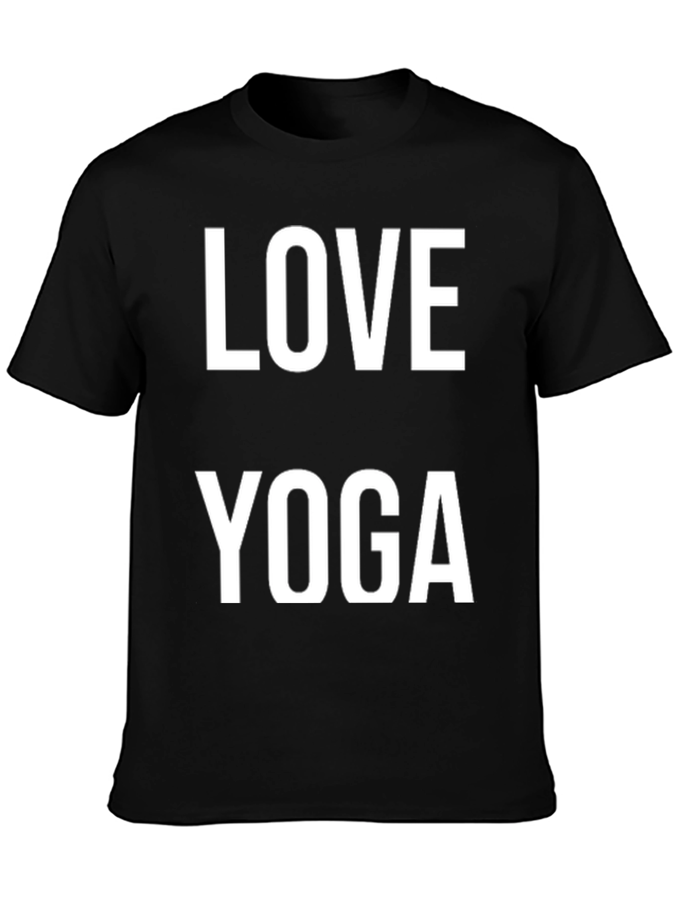 Love Yoga Black T-Shirt