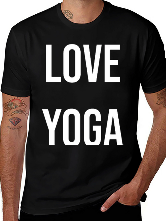 Love Yoga Black T-Shirt