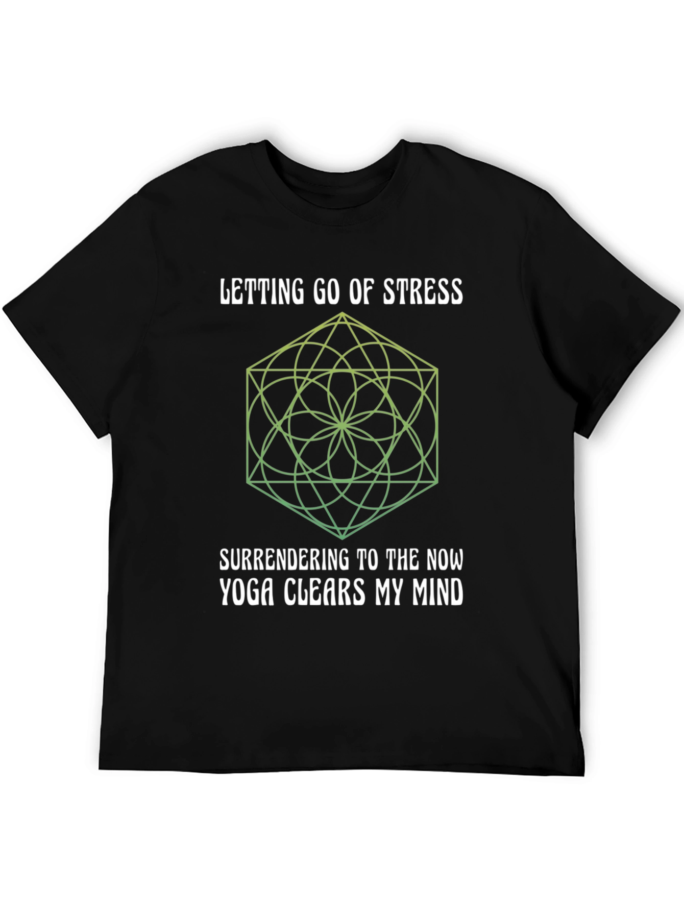 Yoga Mind Clearing Black Tee