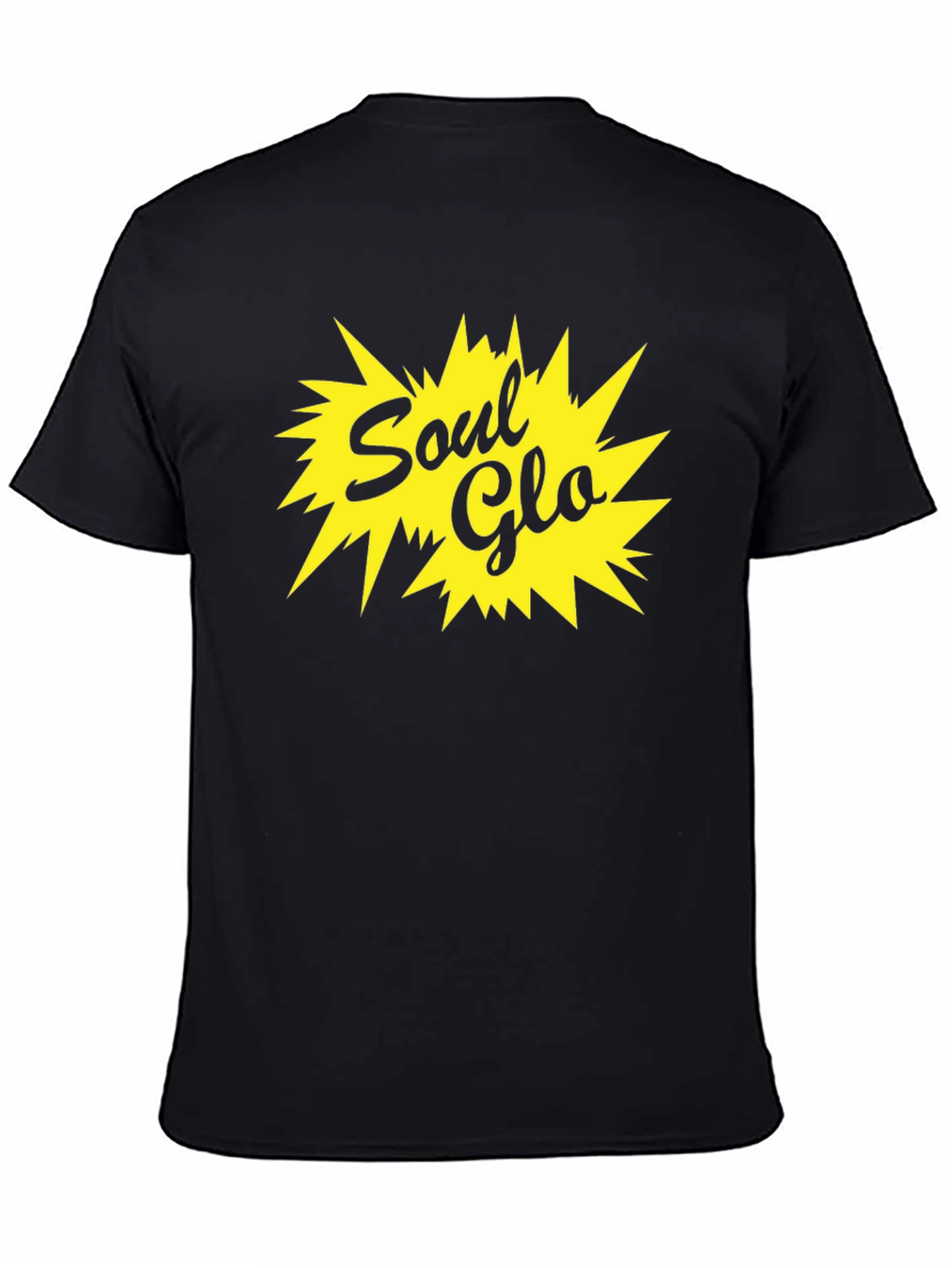 Retro Soul Glo Graphic Black T-Shirt