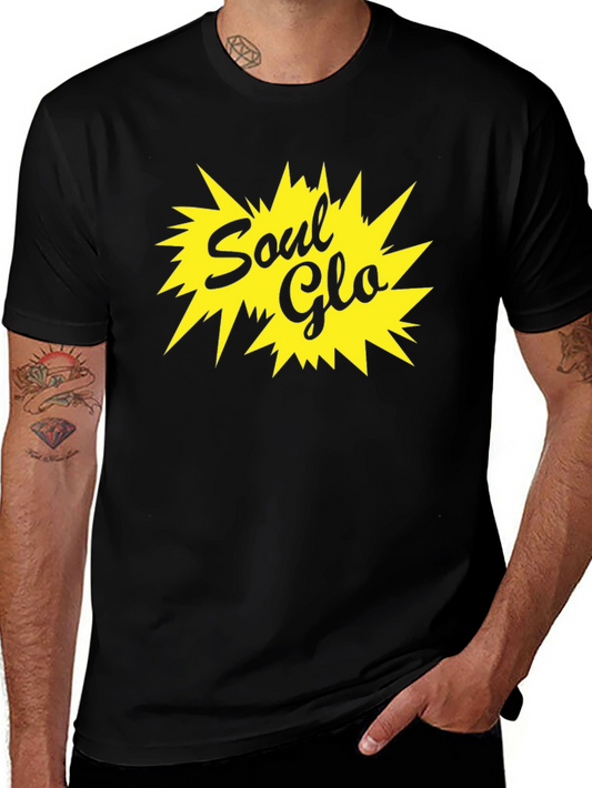 Retro Soul Glo Graphic Black T-Shirt