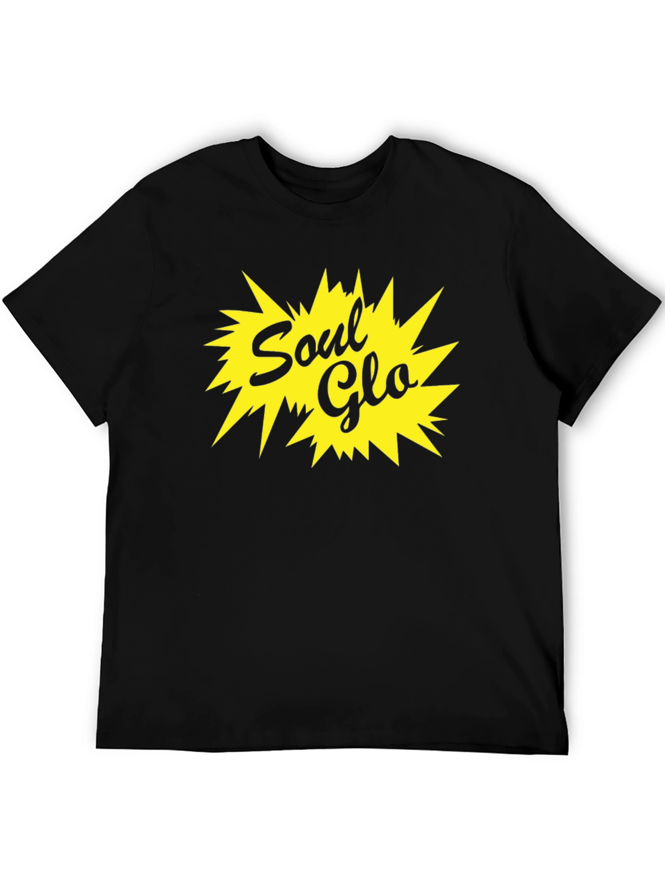 Retro Soul Glo Graphic Black T-Shirt