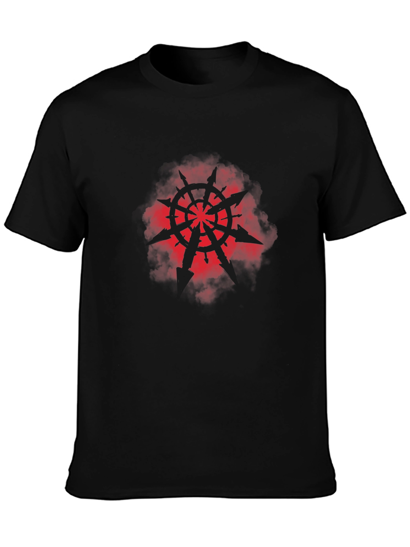 Chaos Star T-Shirt - Black Graphic Tee
