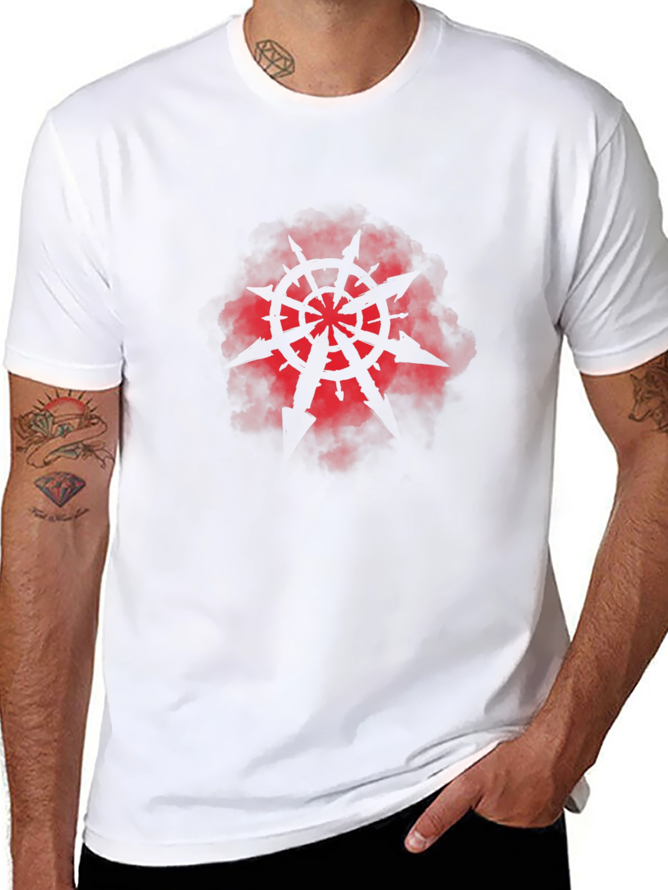 Chaos Star T-Shirt - Black Graphic Tee