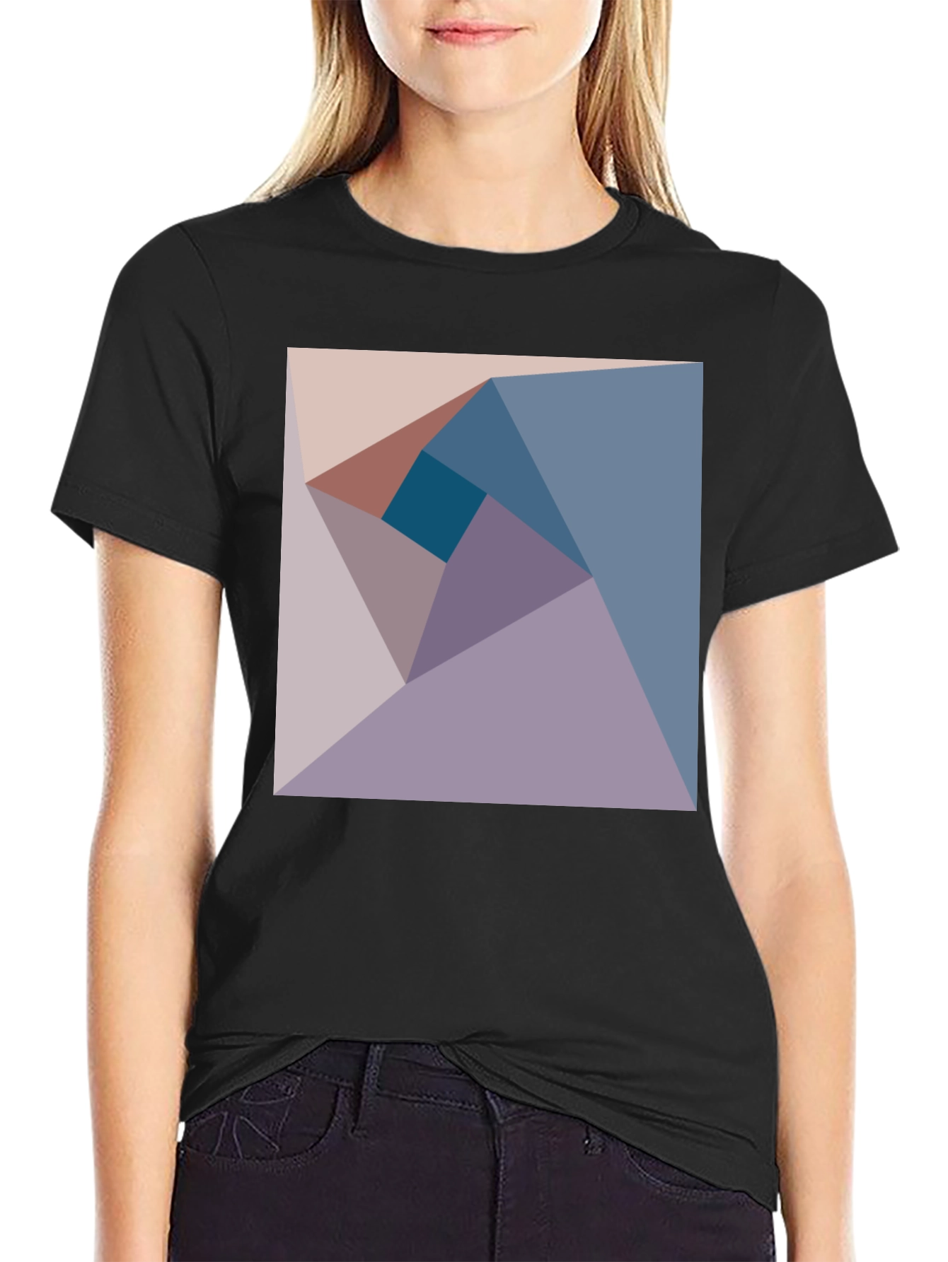 Geometric Design Tee - Abstract Art Shirt