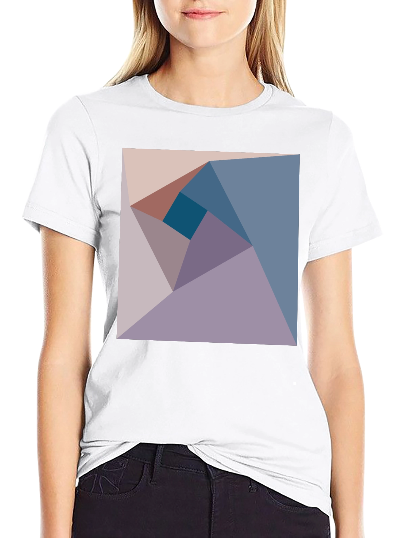 Geometric Design Tee - Abstract Art Shirt