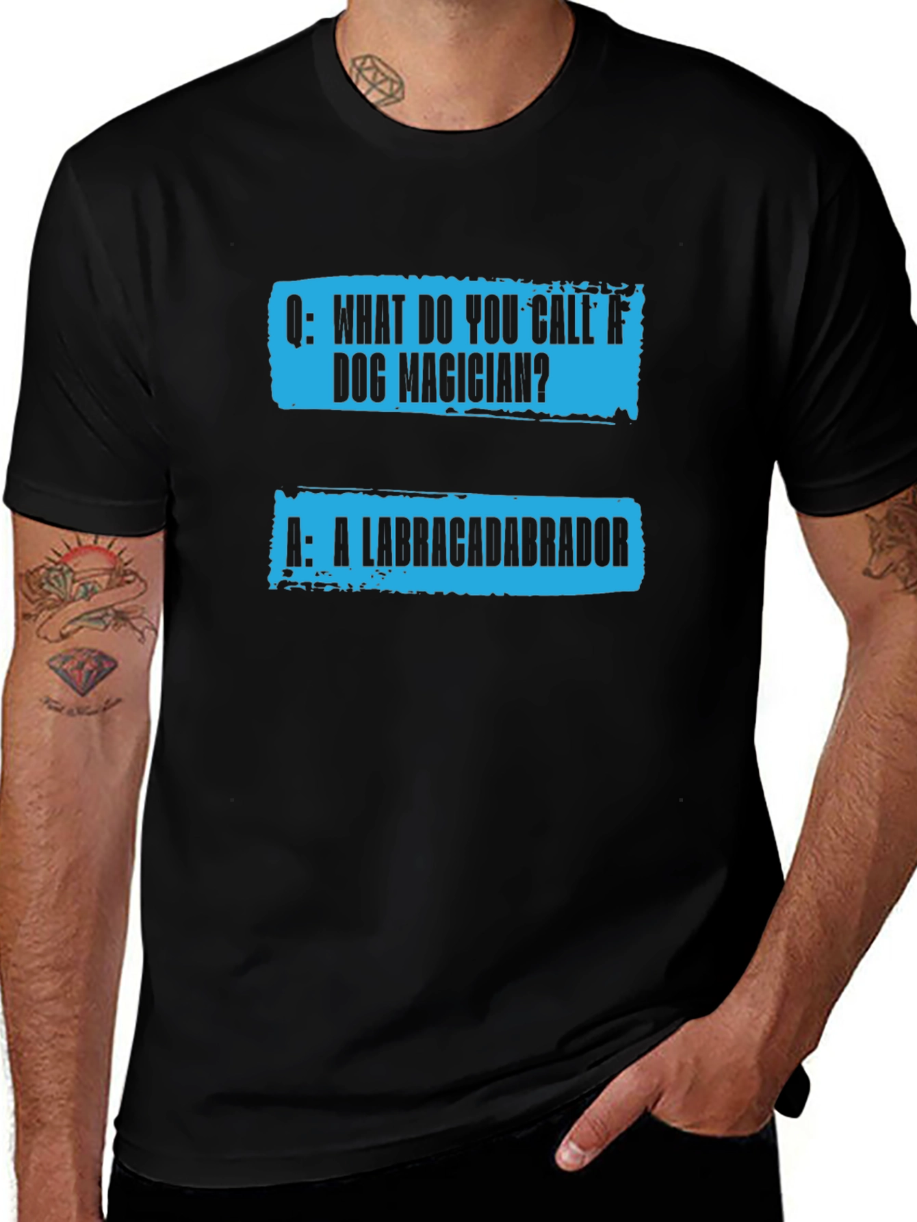 Labracadabrador Dog Magician Pun T-Shirt