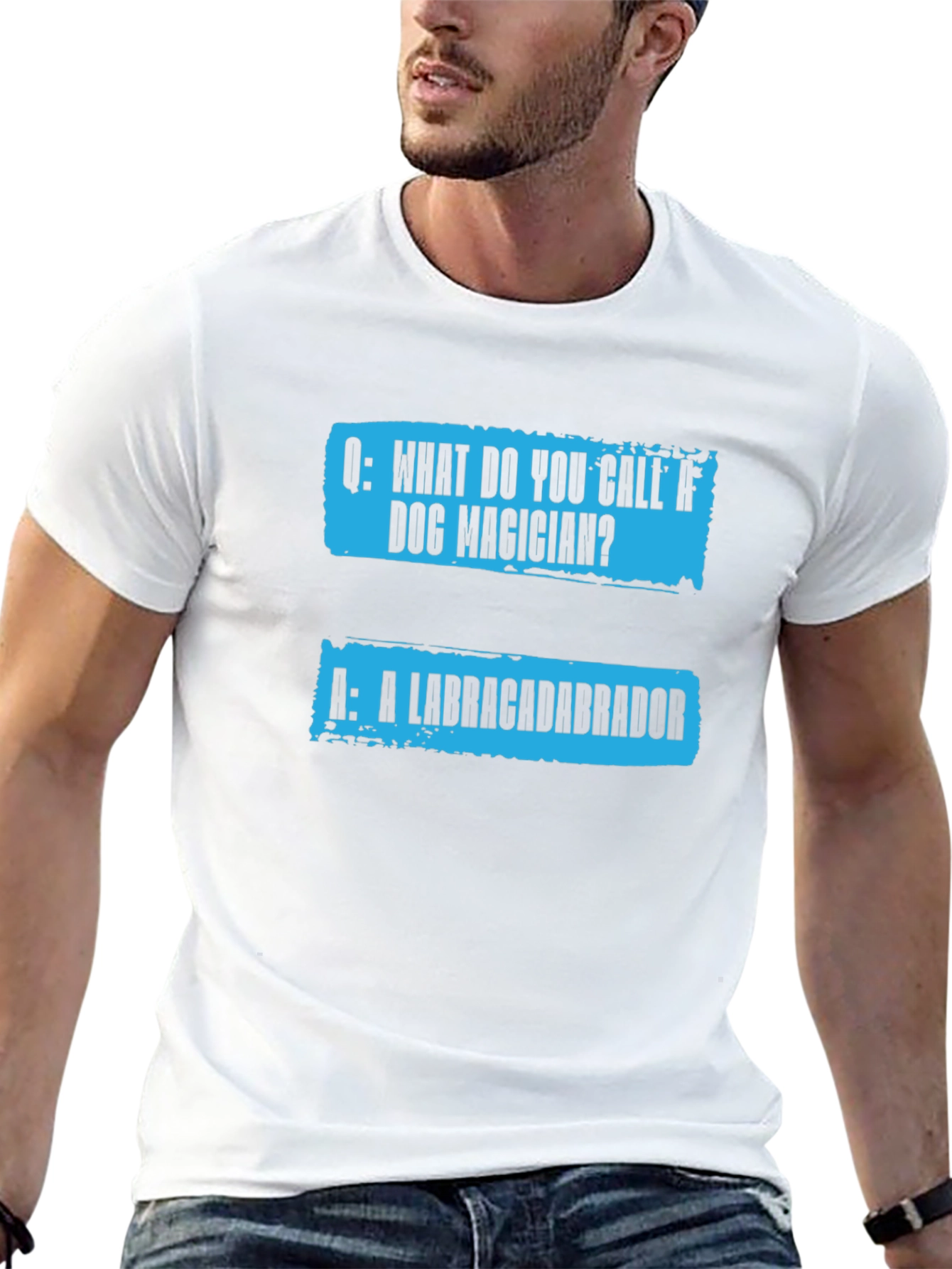 Labracadabrador Dog Magician Pun T-Shirt