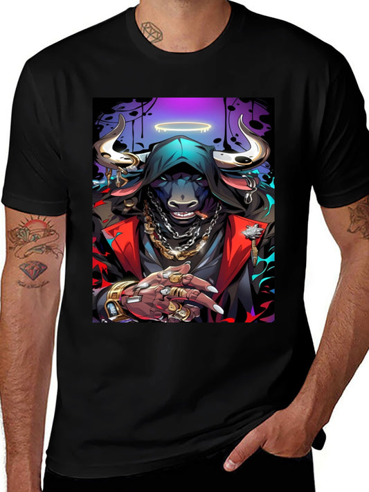 Bull Gangster Graphic Tee - Urban Style T-Shirt