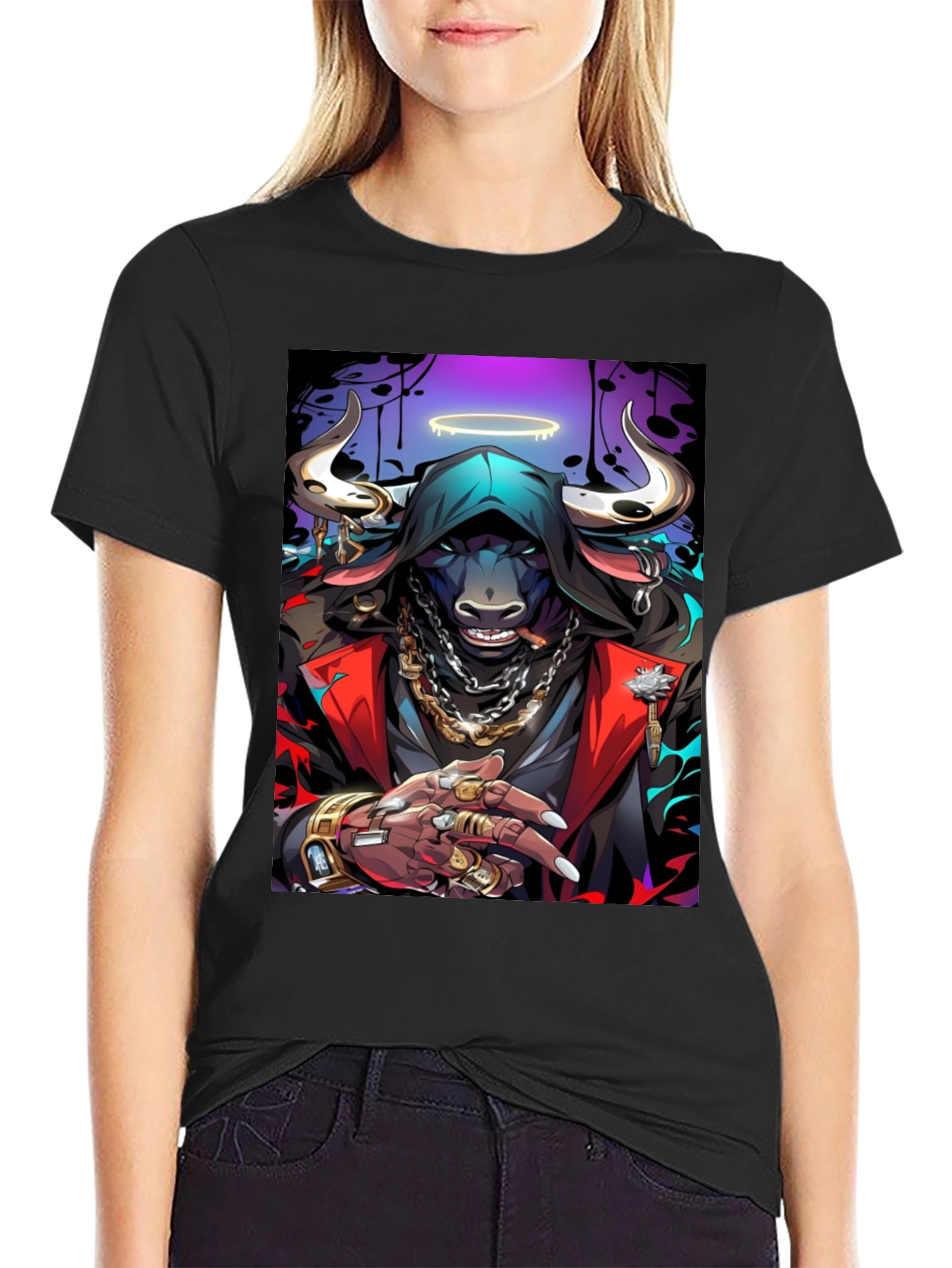 Bull Gangster Graphic Tee - Urban Style T-Shirt