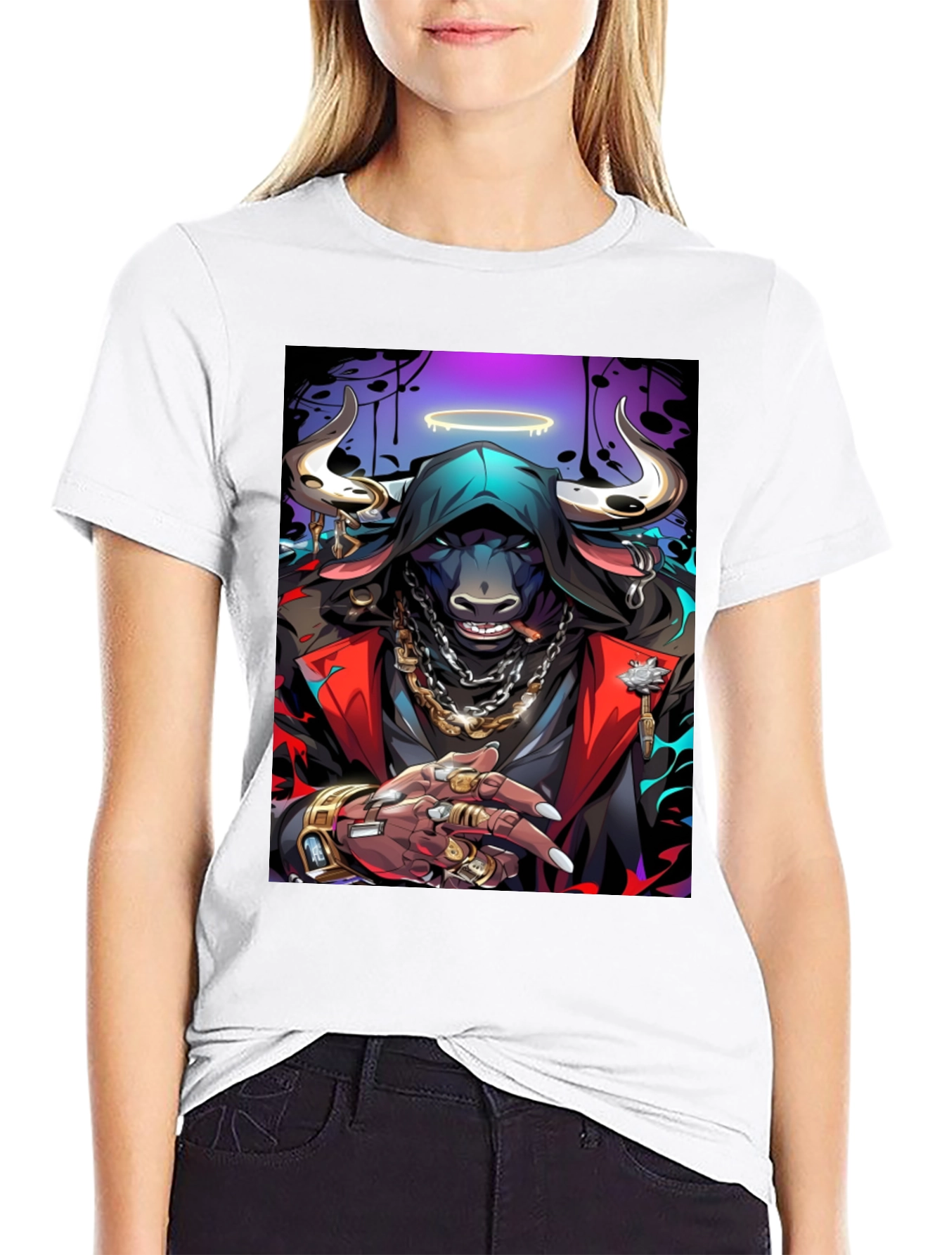 Bull Gangster Graphic Tee - Urban Style T-Shirt