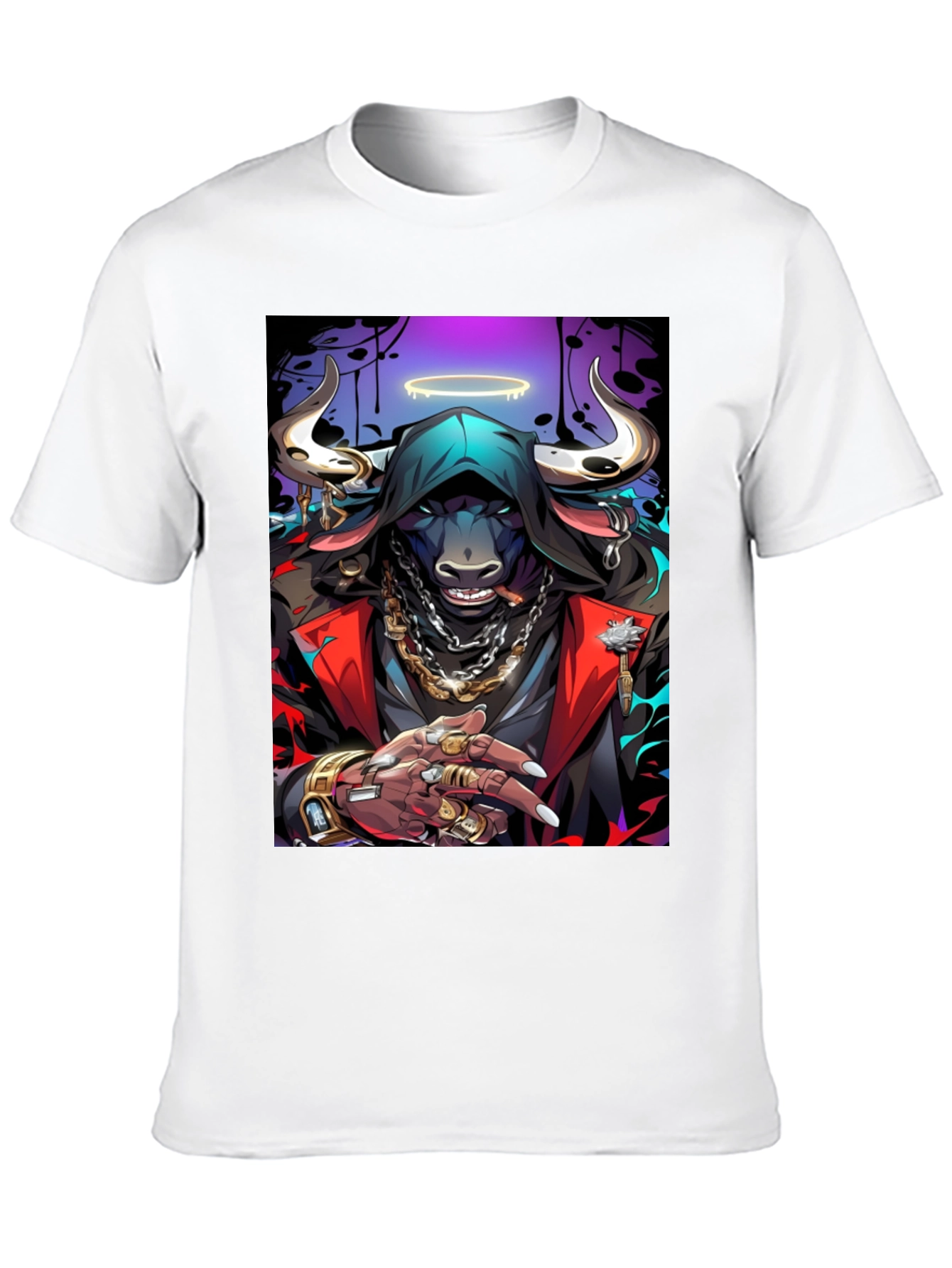 Bull Gangster Graphic Tee - Urban Style T-Shirt