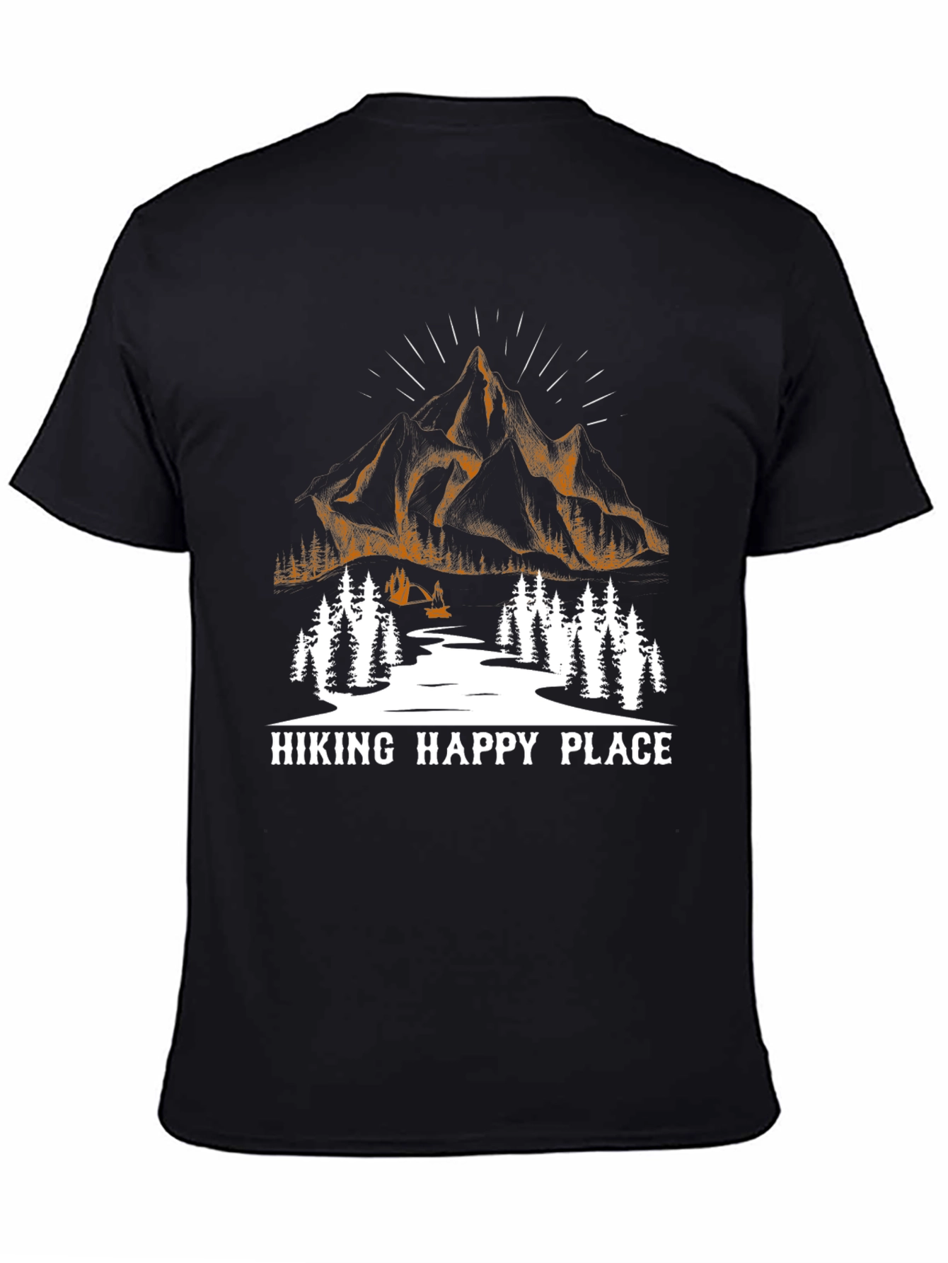 Hiking Happy Place Graphic Tee - Adventure Ready!