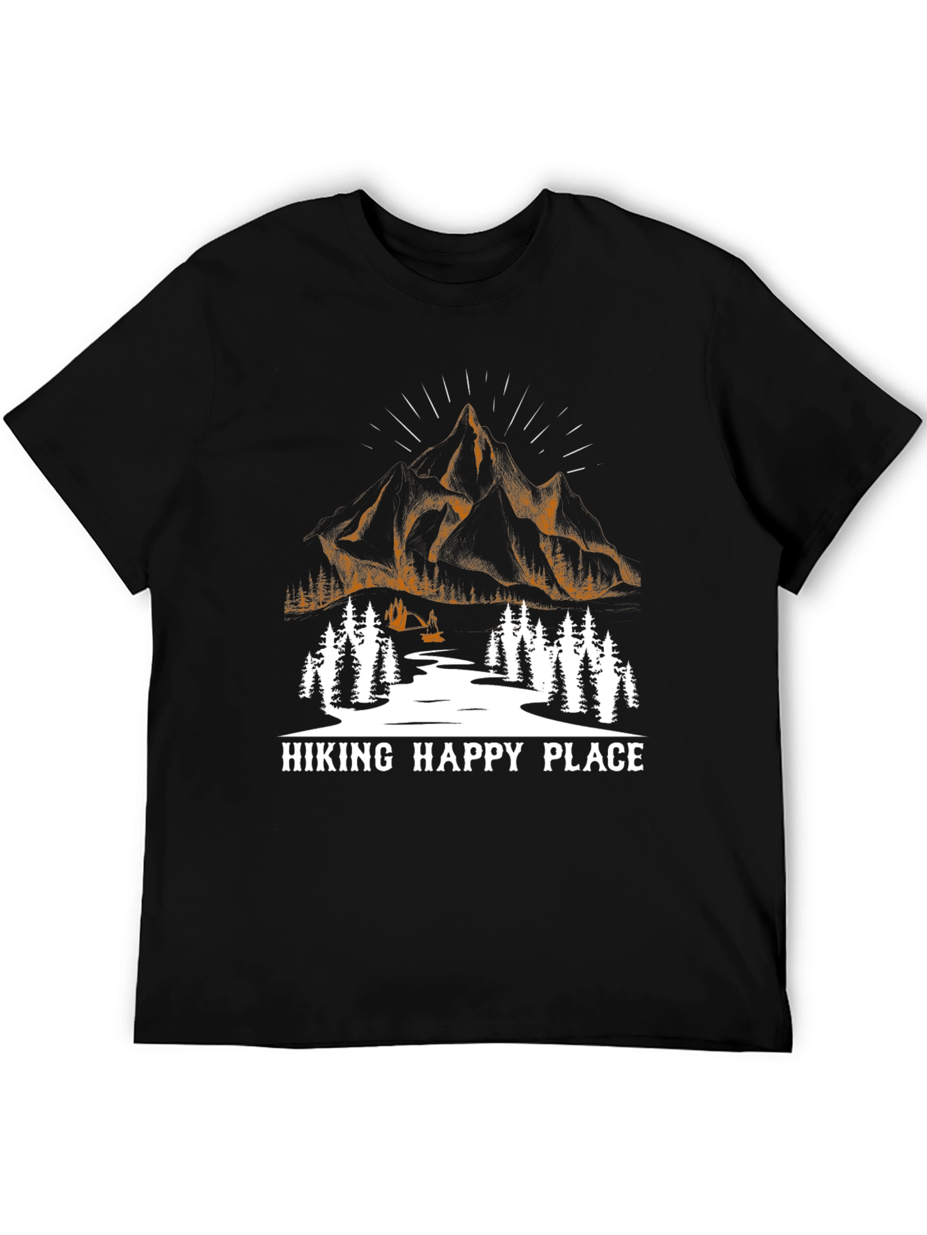 Hiking Happy Place Graphic Tee - Adventure Ready!