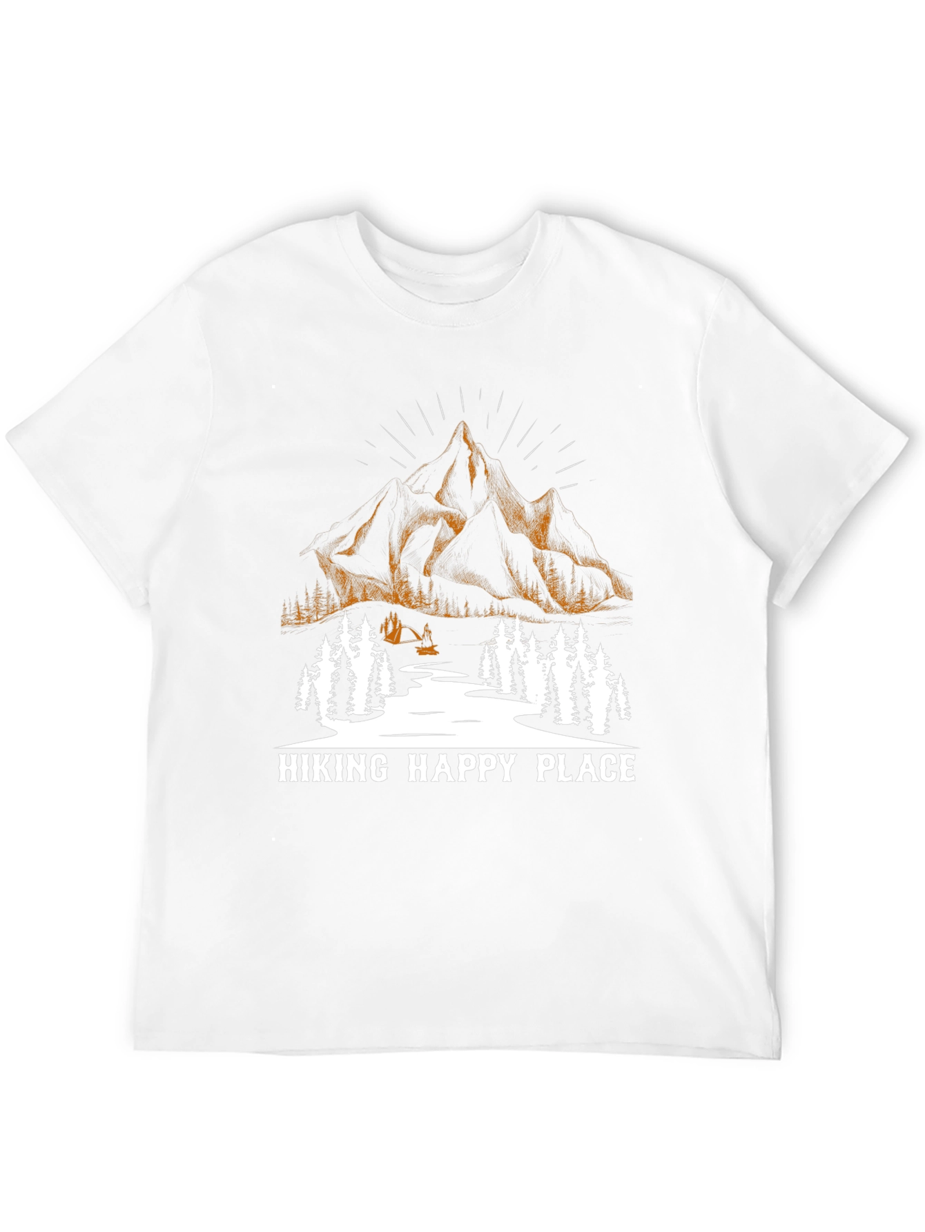 Hiking Happy Place Graphic Tee - Adventure Ready!