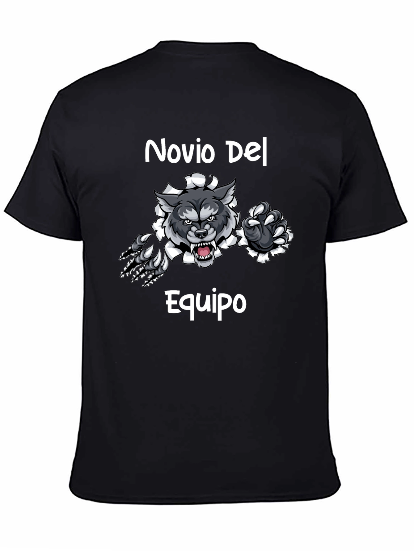 Novio Del Equipo Wolf Graphic T-Shirt