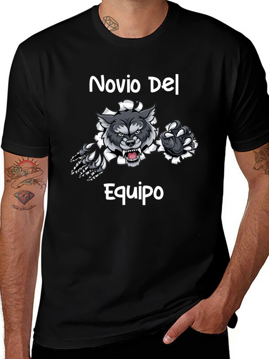 Novio Del Equipo Wolf Graphic T-Shirt