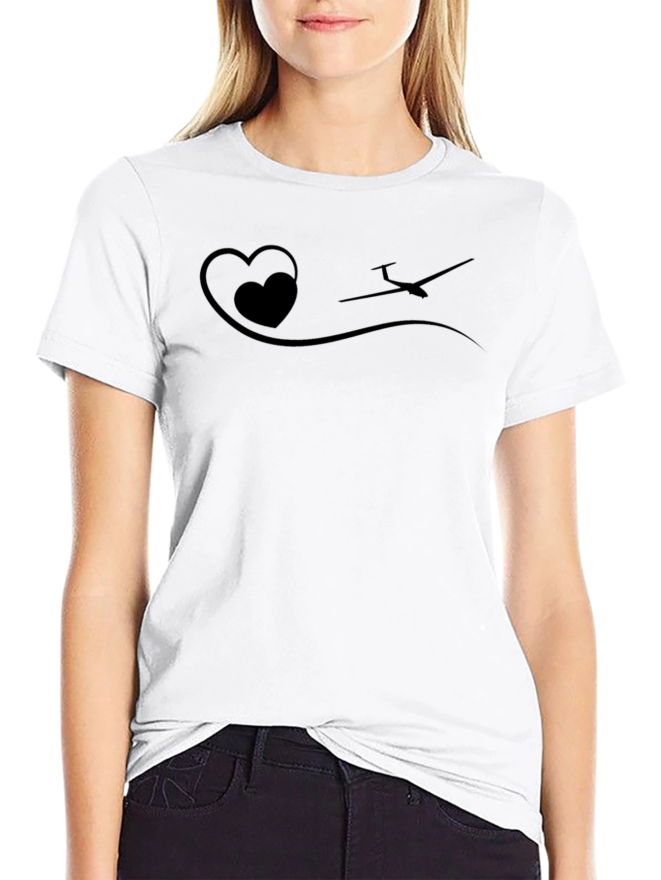 Pilot Heartbeat Glider T-Shirt