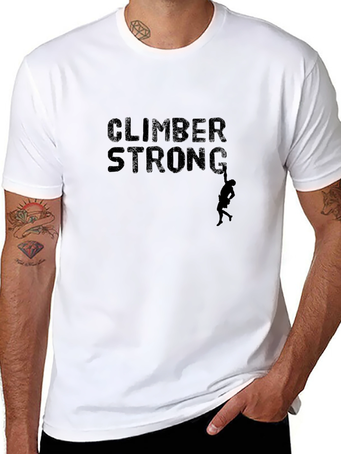 Climber Strong Graphic T-Shirt