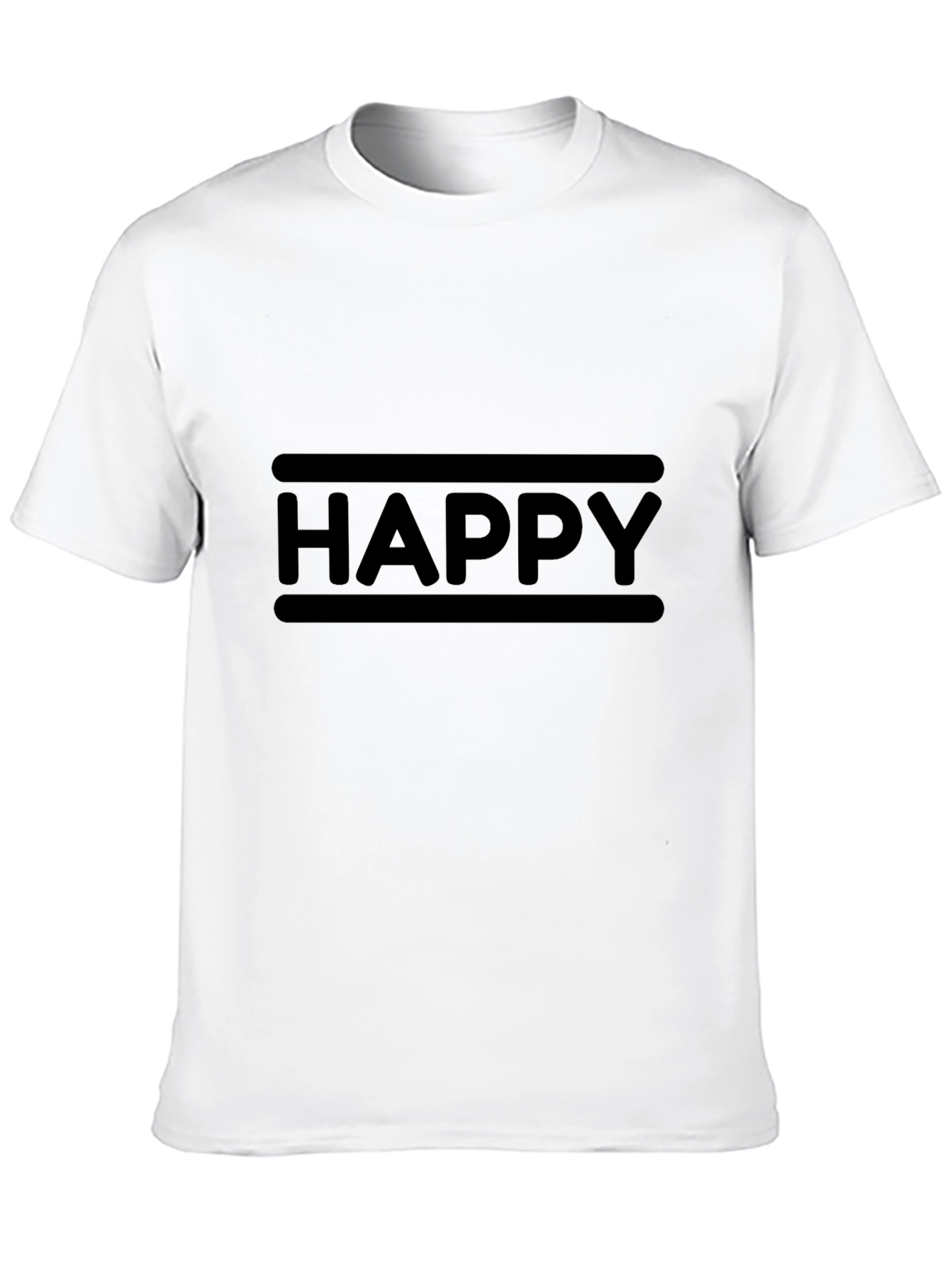 Happy Graphic Tee - Classic Style