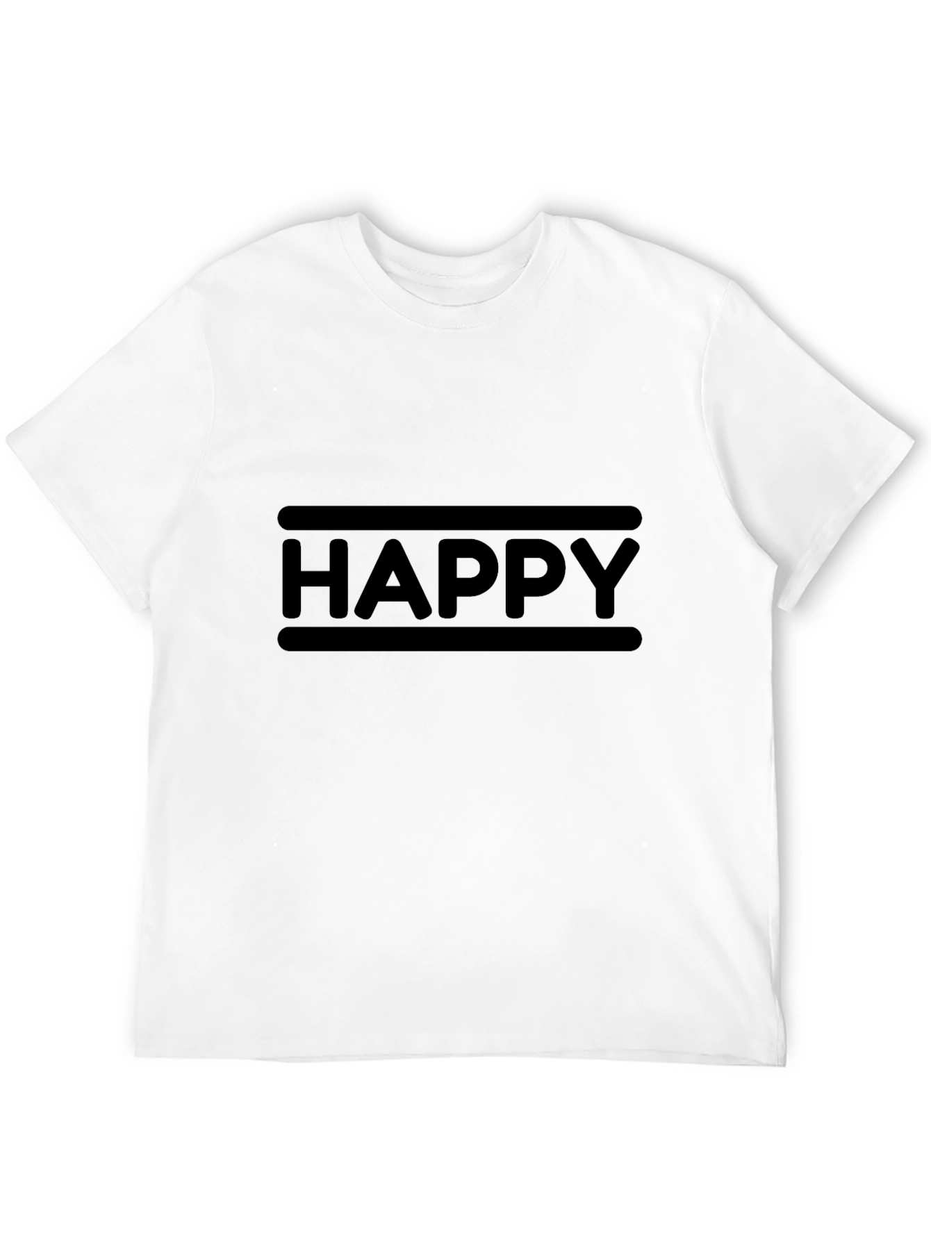 Happy Graphic Tee - Classic Style