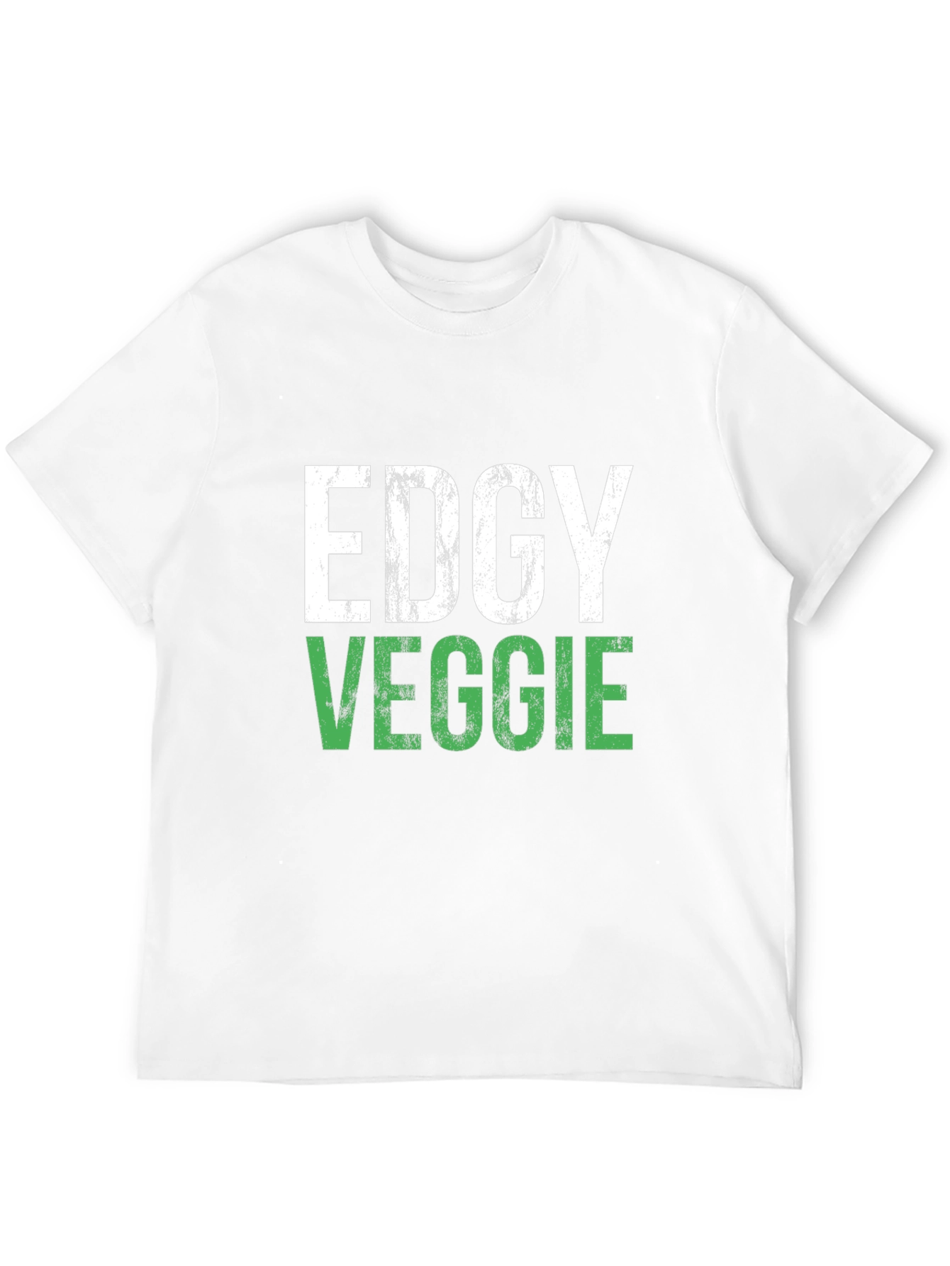 Edgy Veggie Graphic T-Shirt - Black