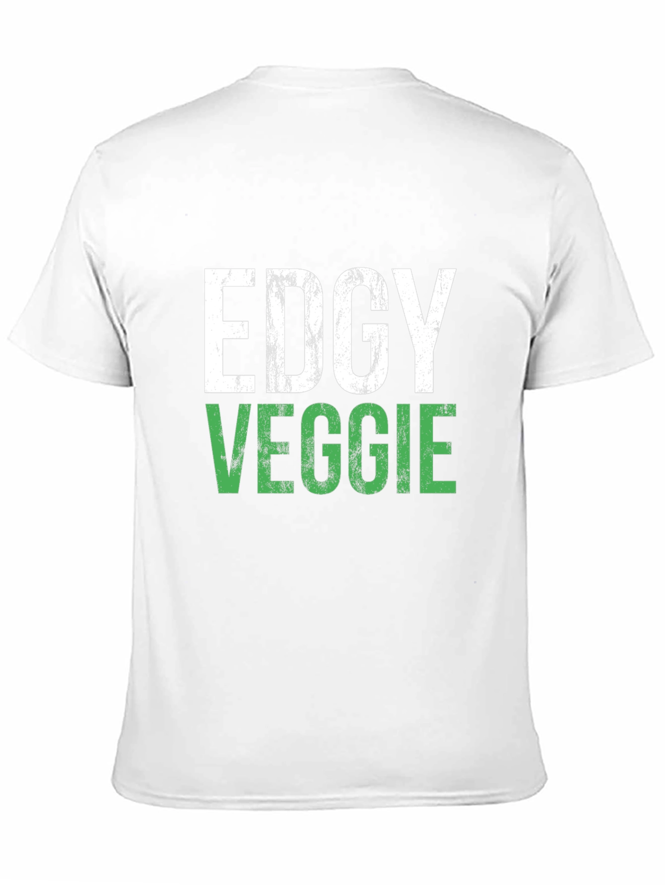 Edgy Veggie Graphic T-Shirt - Black