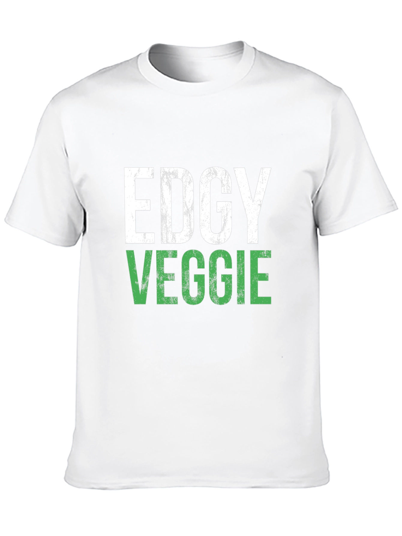 Edgy Veggie Graphic T-Shirt - Black