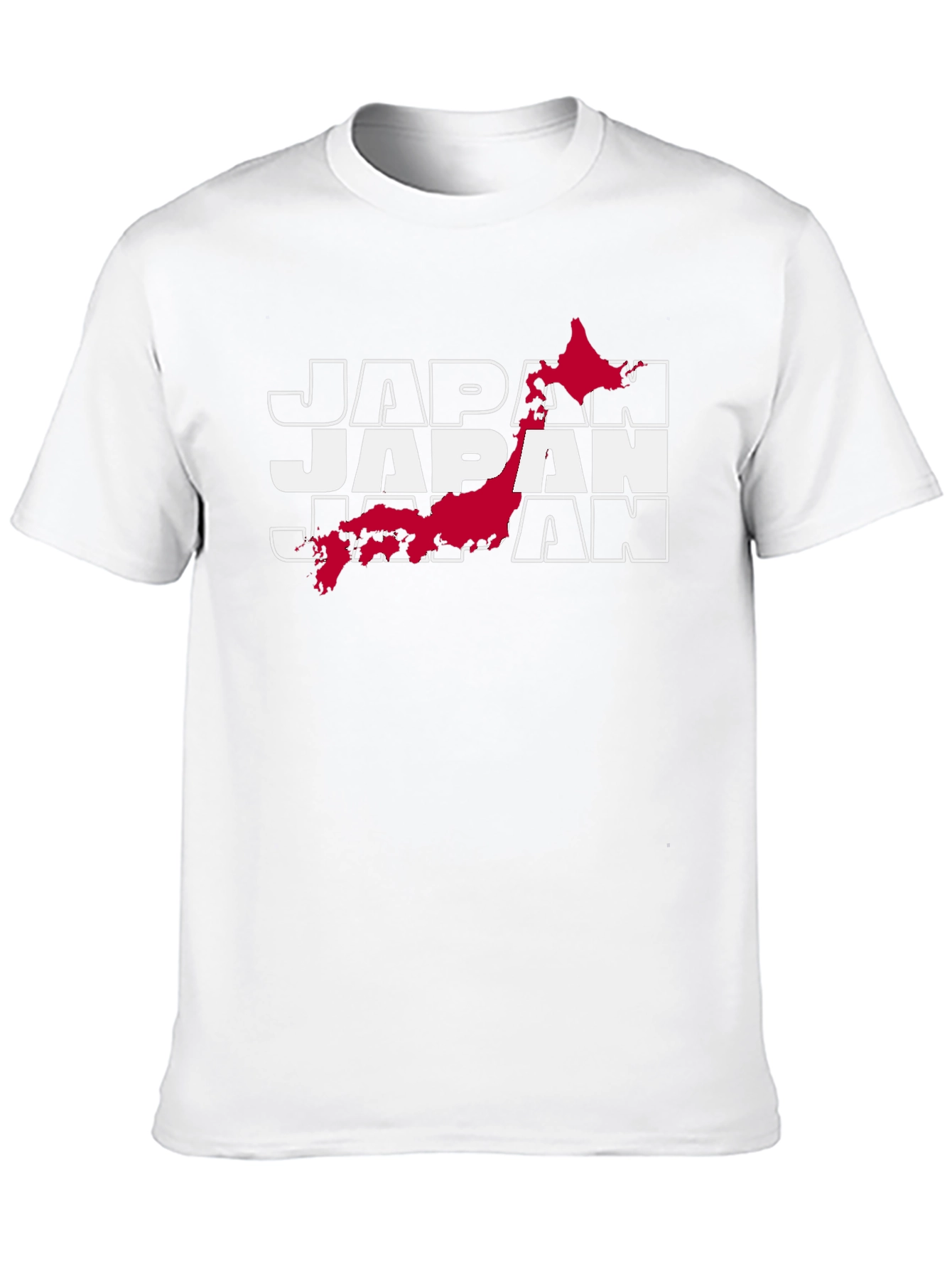 Japan Map Graphic Tee - Black