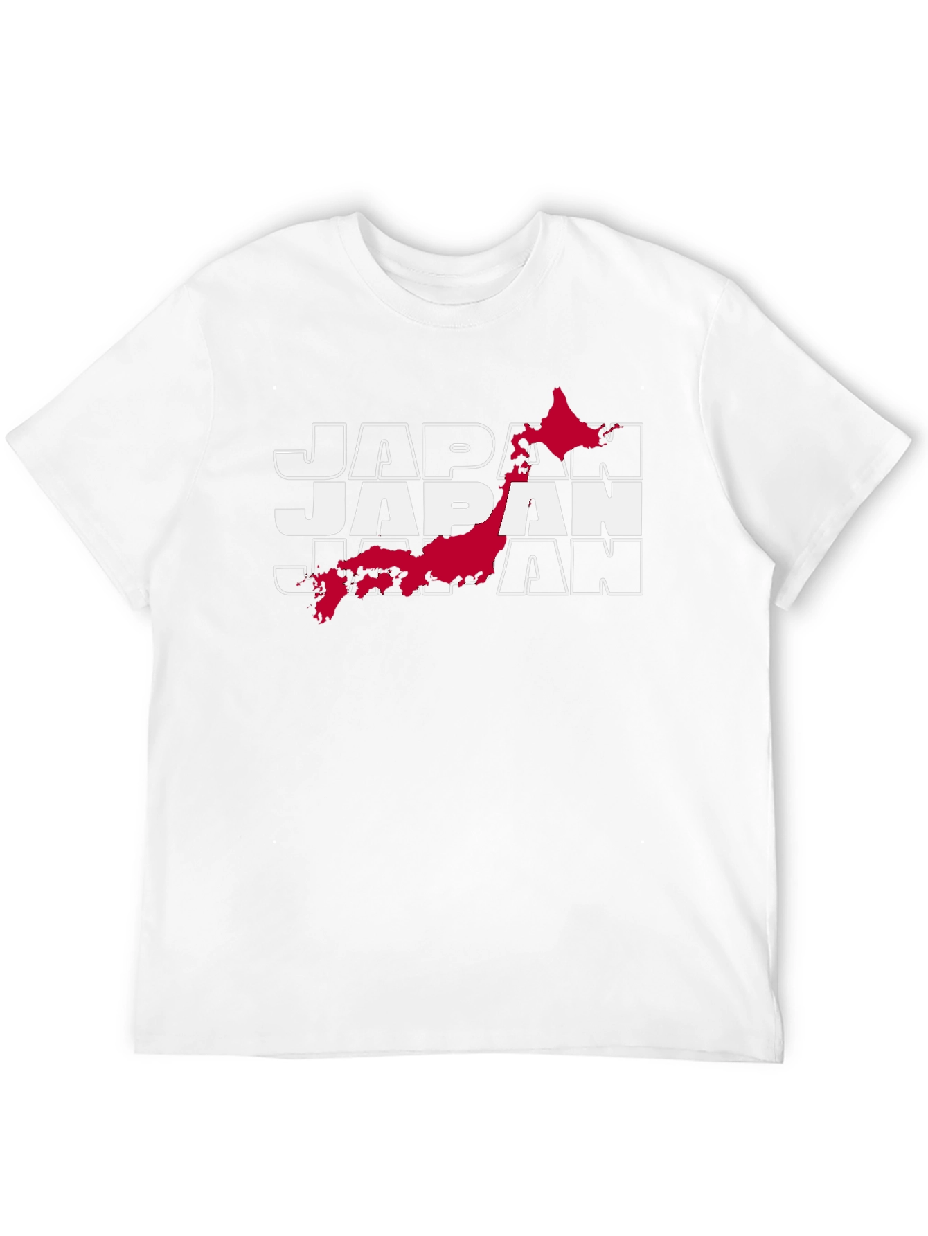 Japan Map Graphic Tee - Black