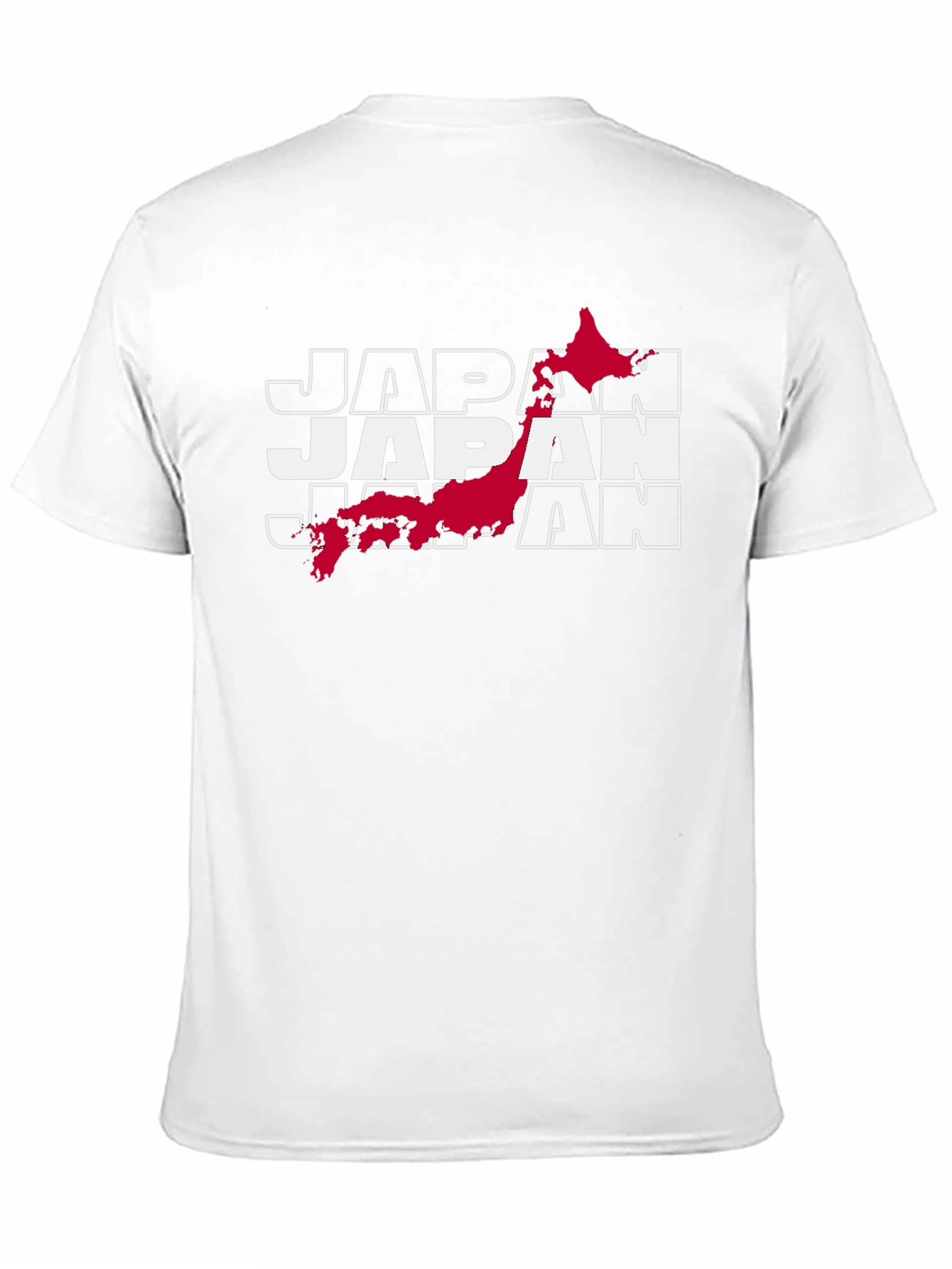 Japan Map Graphic Tee - Black
