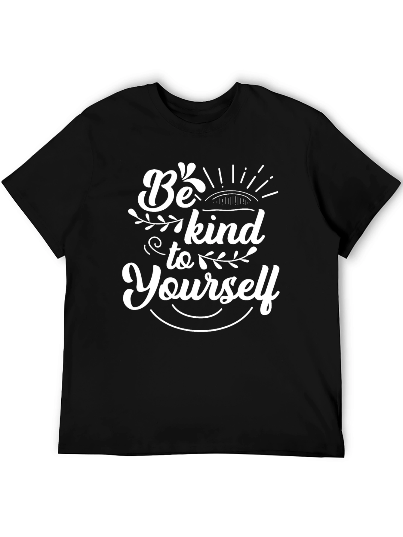 Be Kind To Yourself Black Tee Shirt