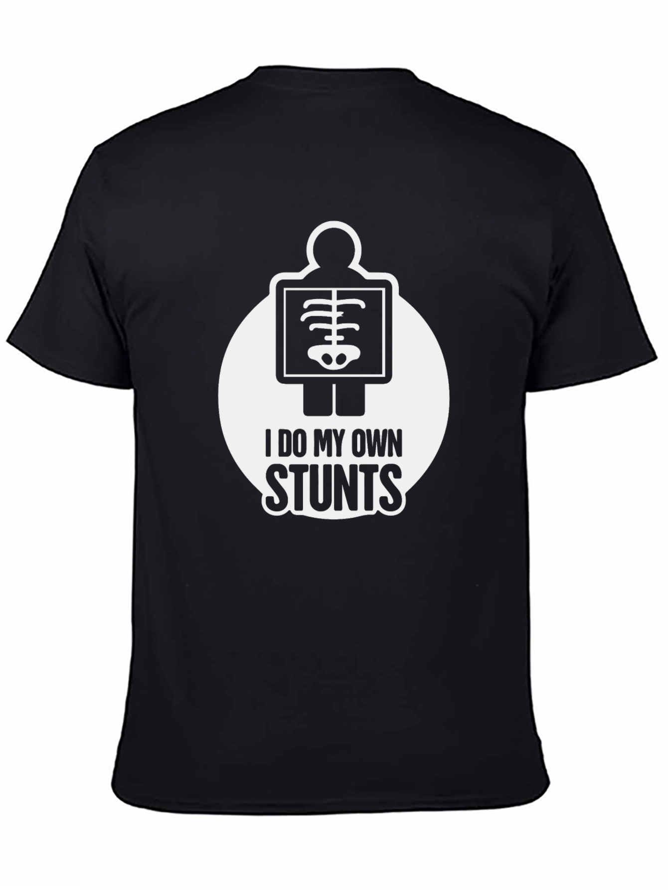 I Do My Own Stunts Skeleton Graphic T-Shirt