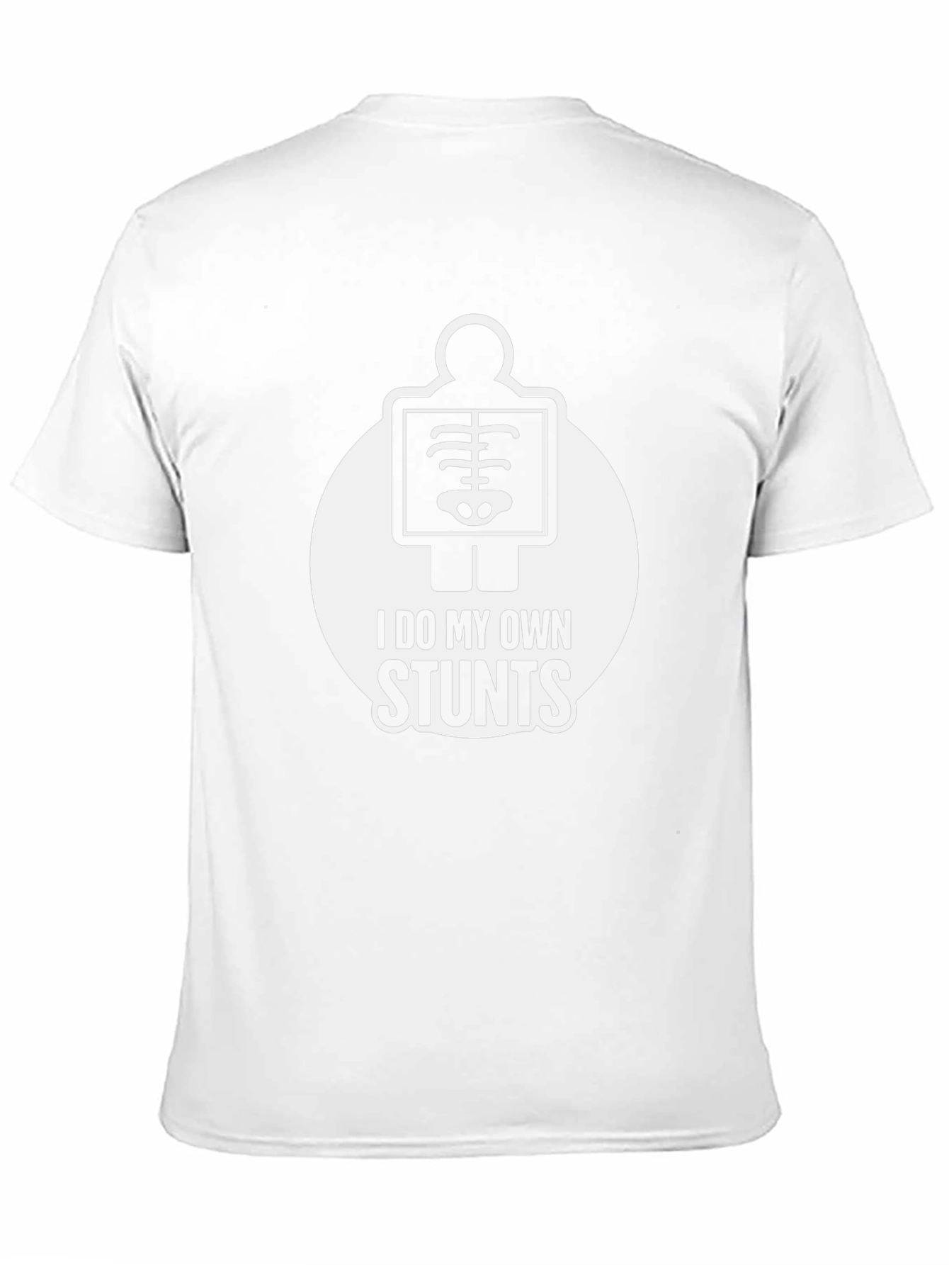 I Do My Own Stunts Skeleton Graphic T-Shirt