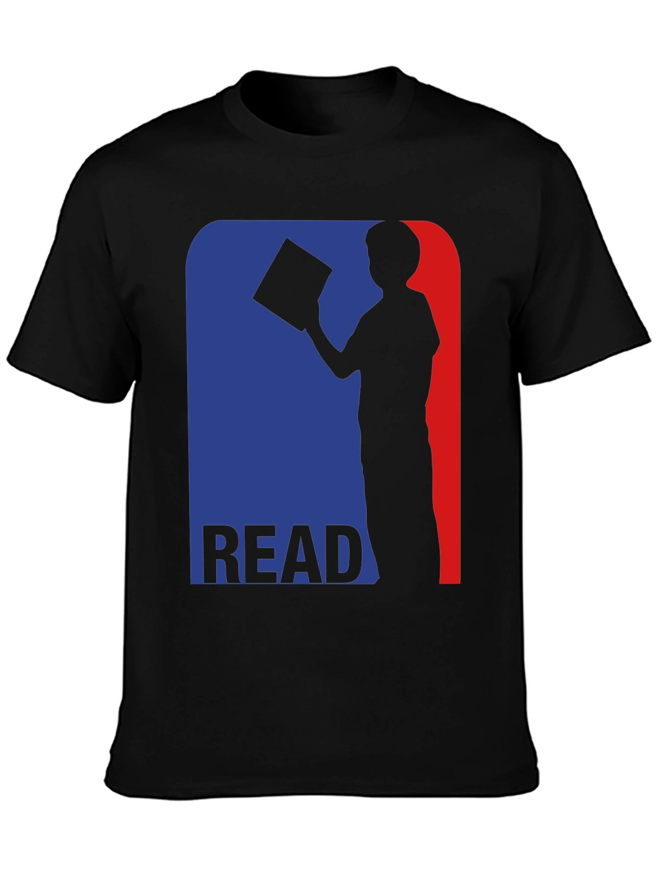 Read Black Graphic Tee Novelty Reading Shirt