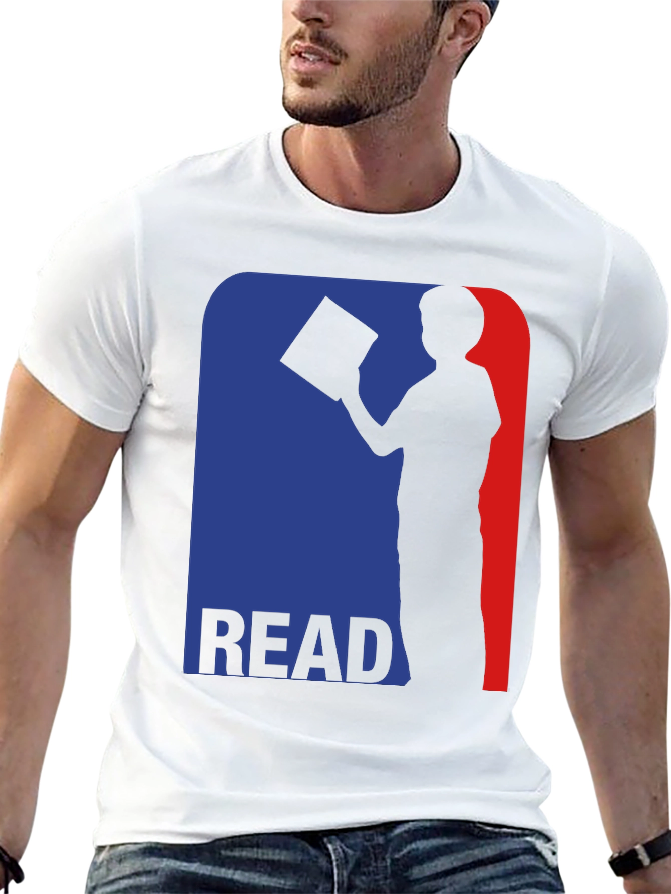 Read Black Graphic Tee Novelty Reading Shirt