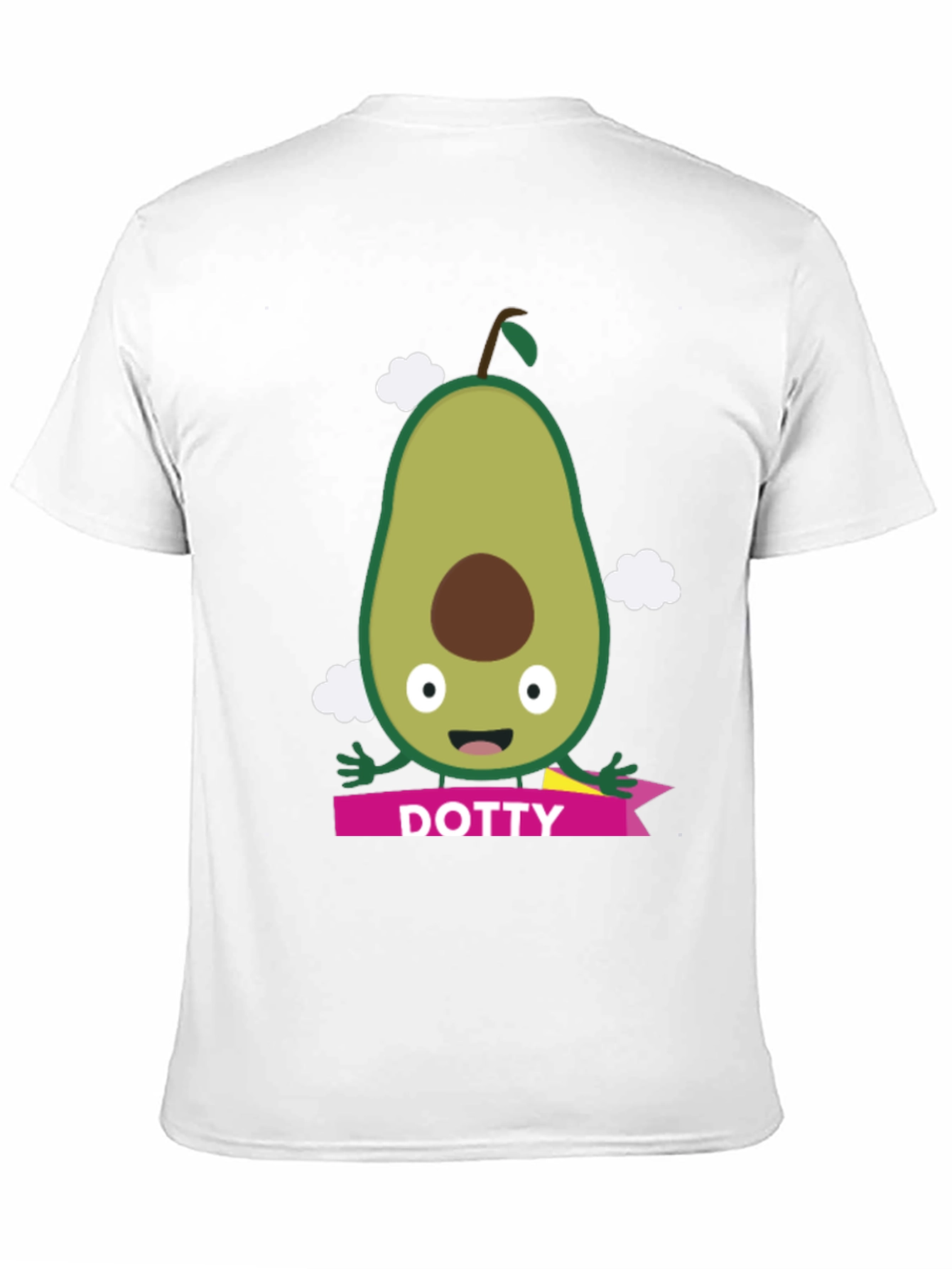 Avocado Dotty T-Shirt - Cute Cartoon Style