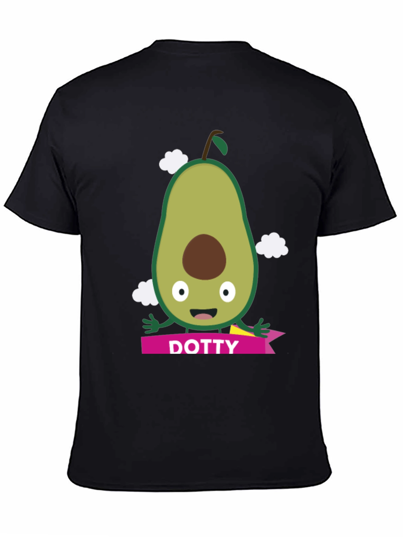 Avocado Dotty T-Shirt - Cute Cartoon Style