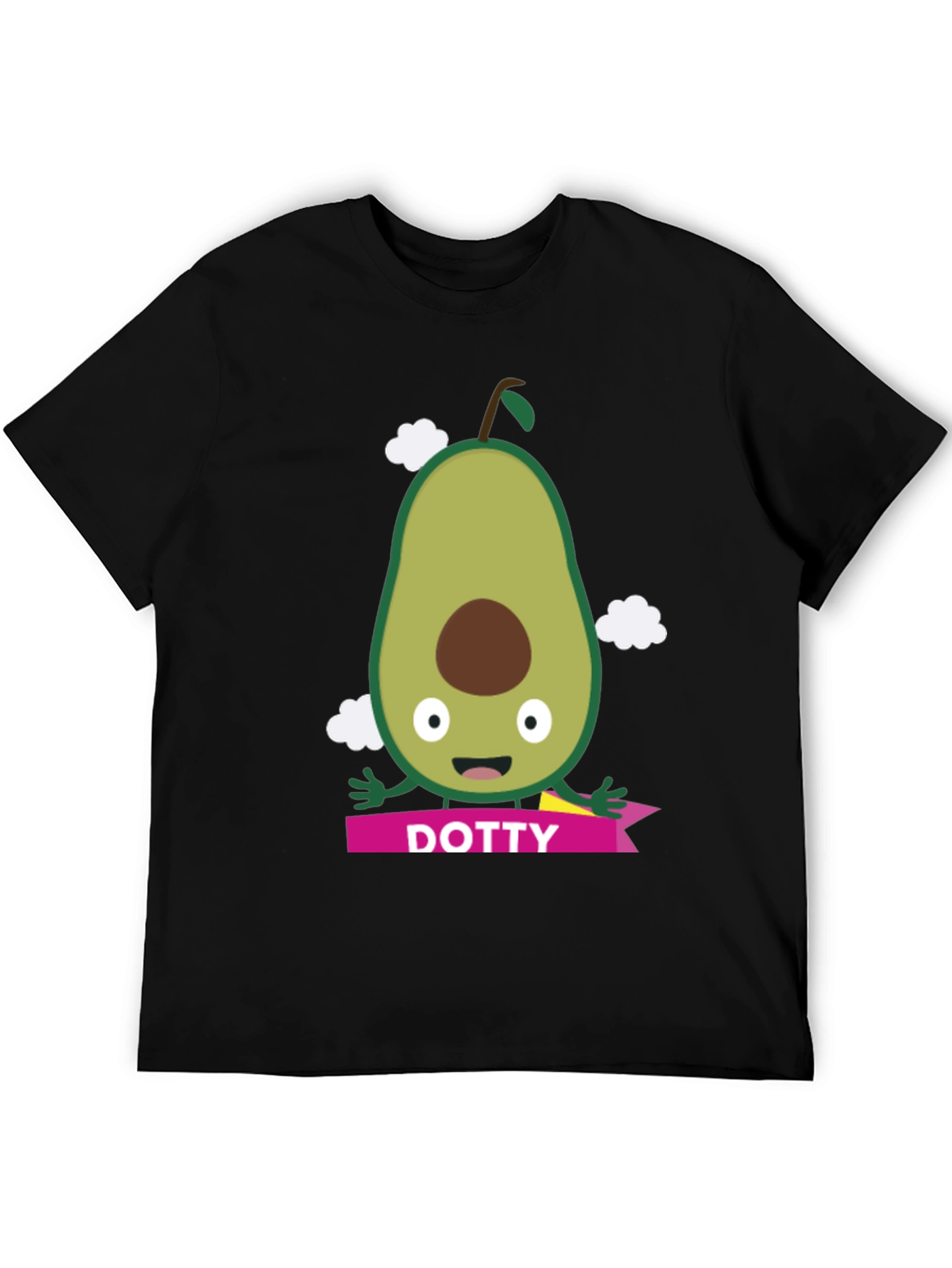 Avocado Dotty T-Shirt - Cute Cartoon Style