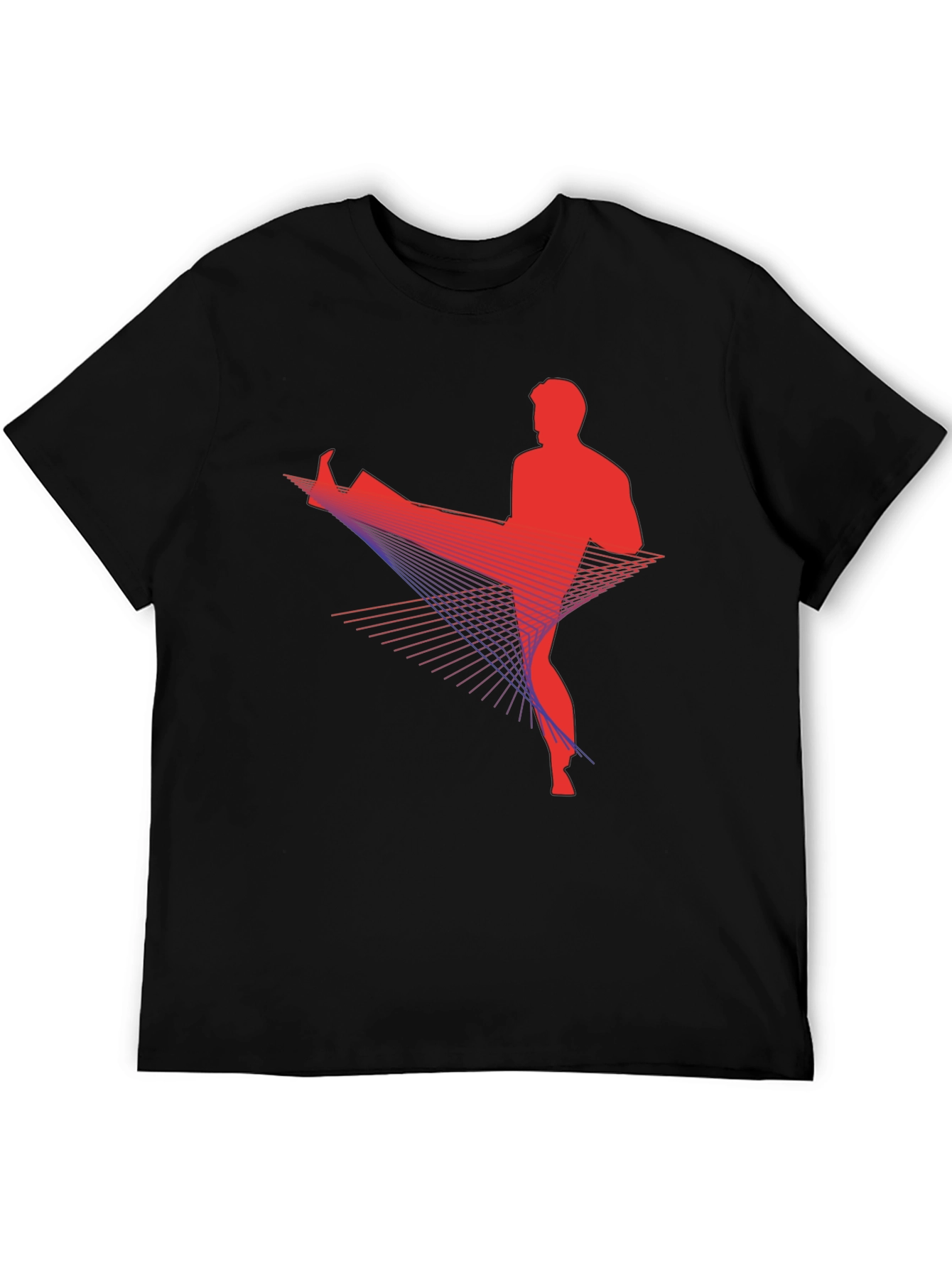 Martial Arts Graphic Tee - Black
